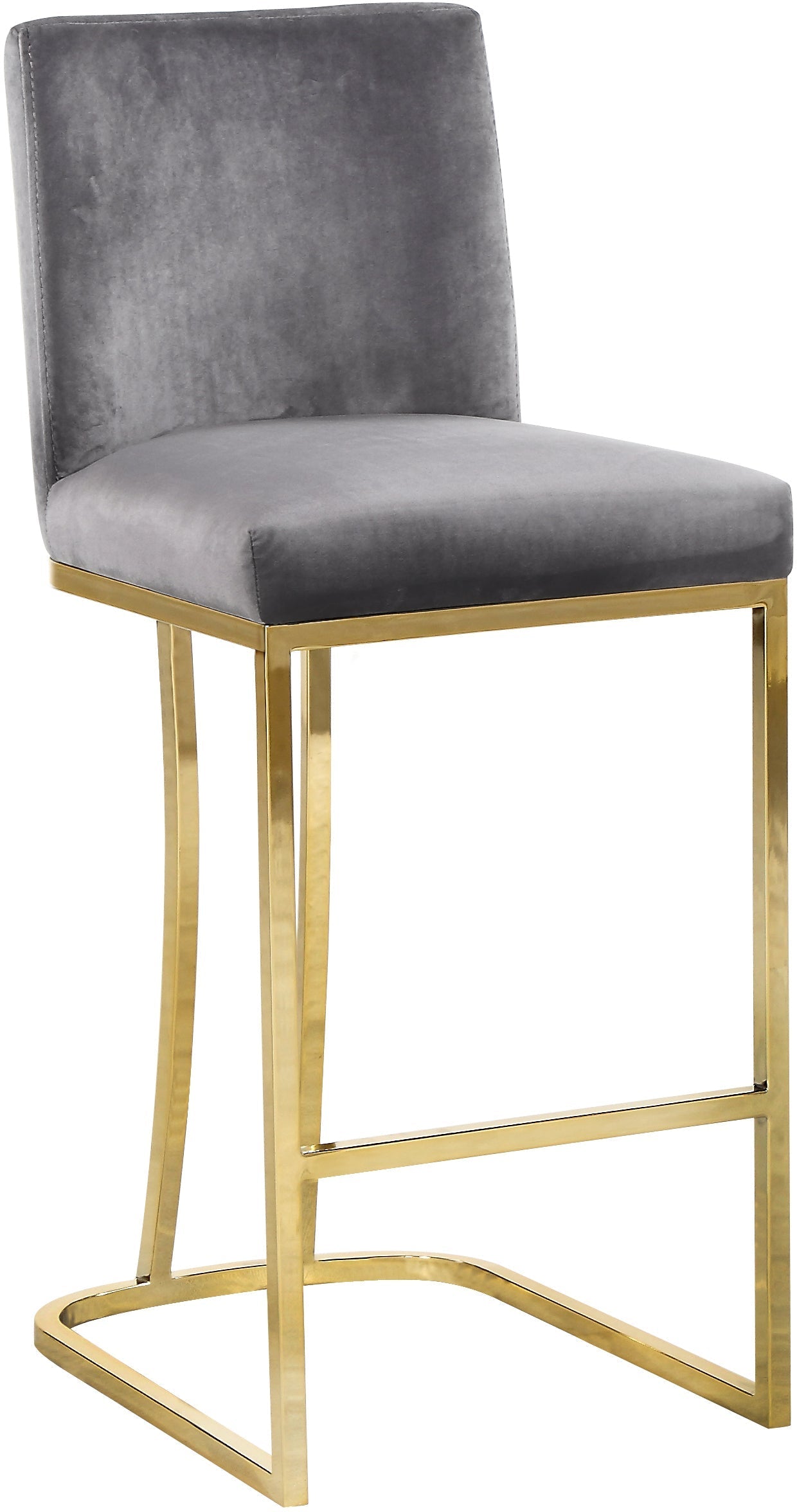 Heidi Velvet Stool - Furniture Depot
