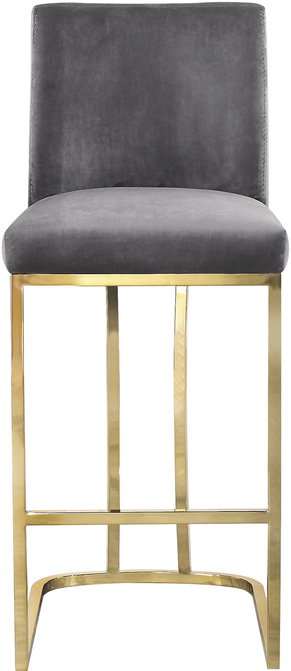 Heidi Velvet Stool - Furniture Depot