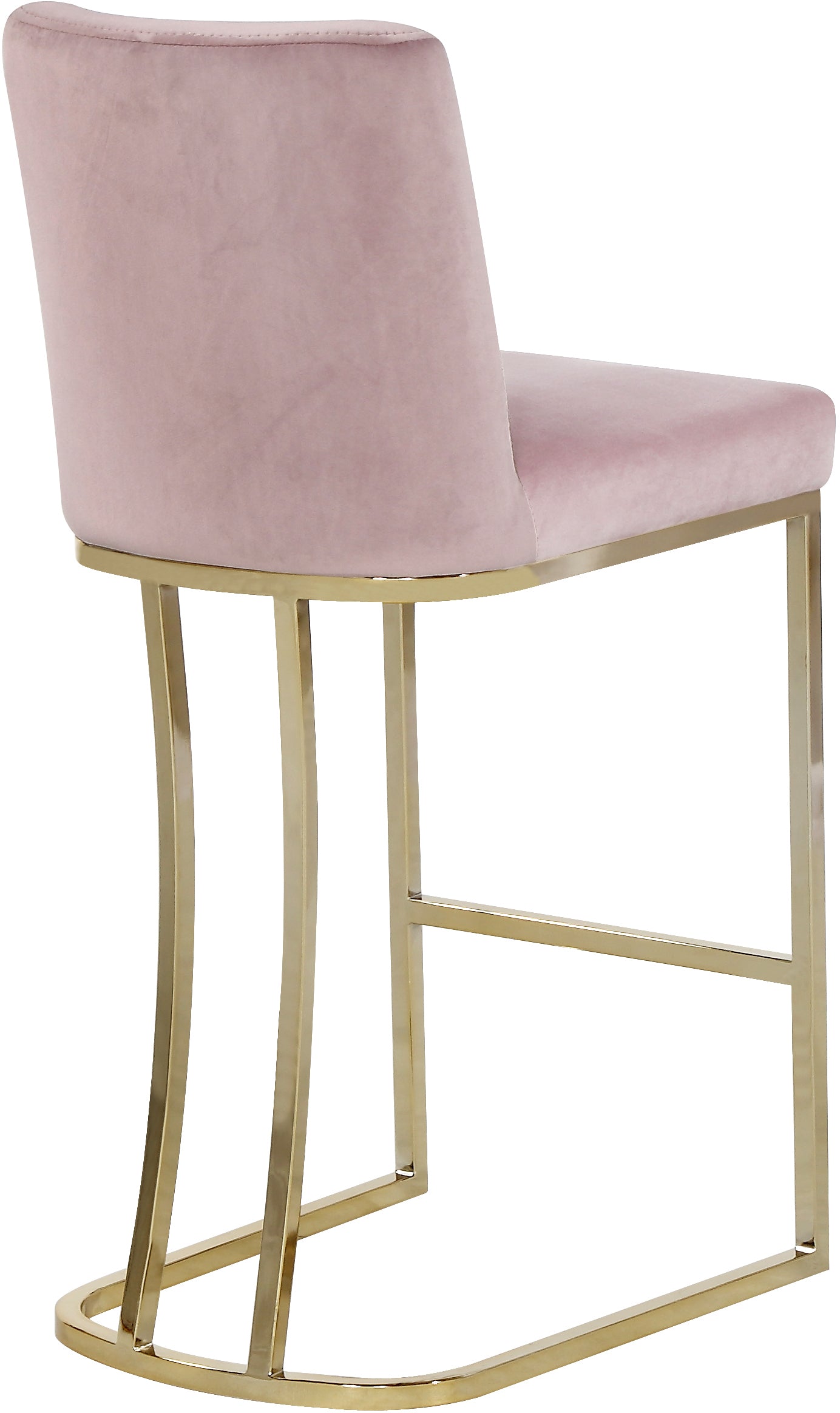 Heidi Velvet Stool - Furniture Depot