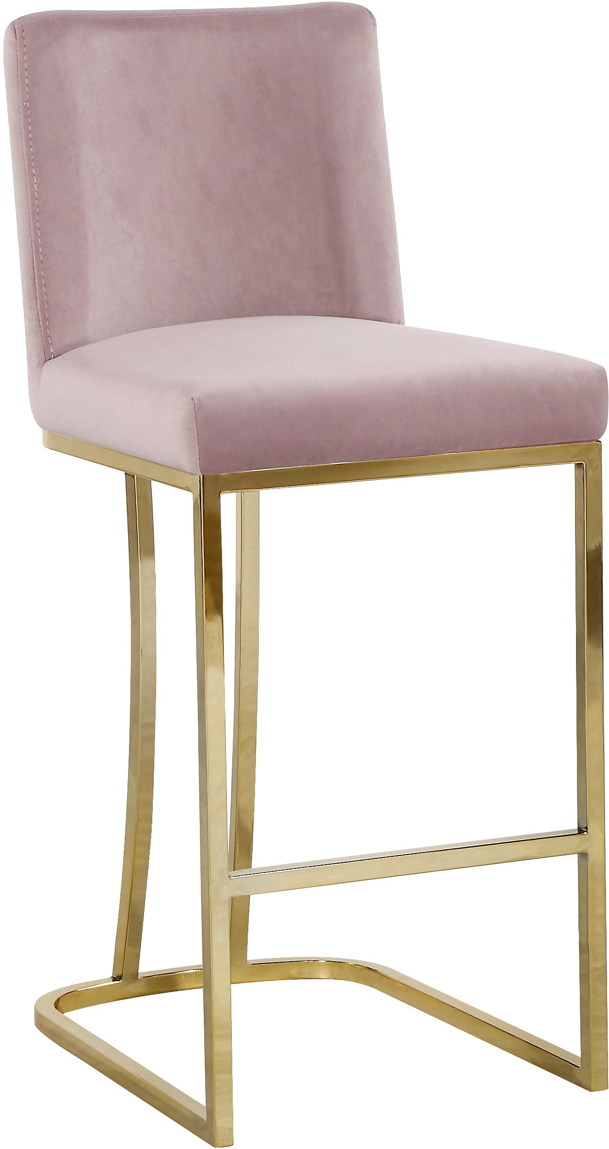 Heidi Velvet Stool - Furniture Depot