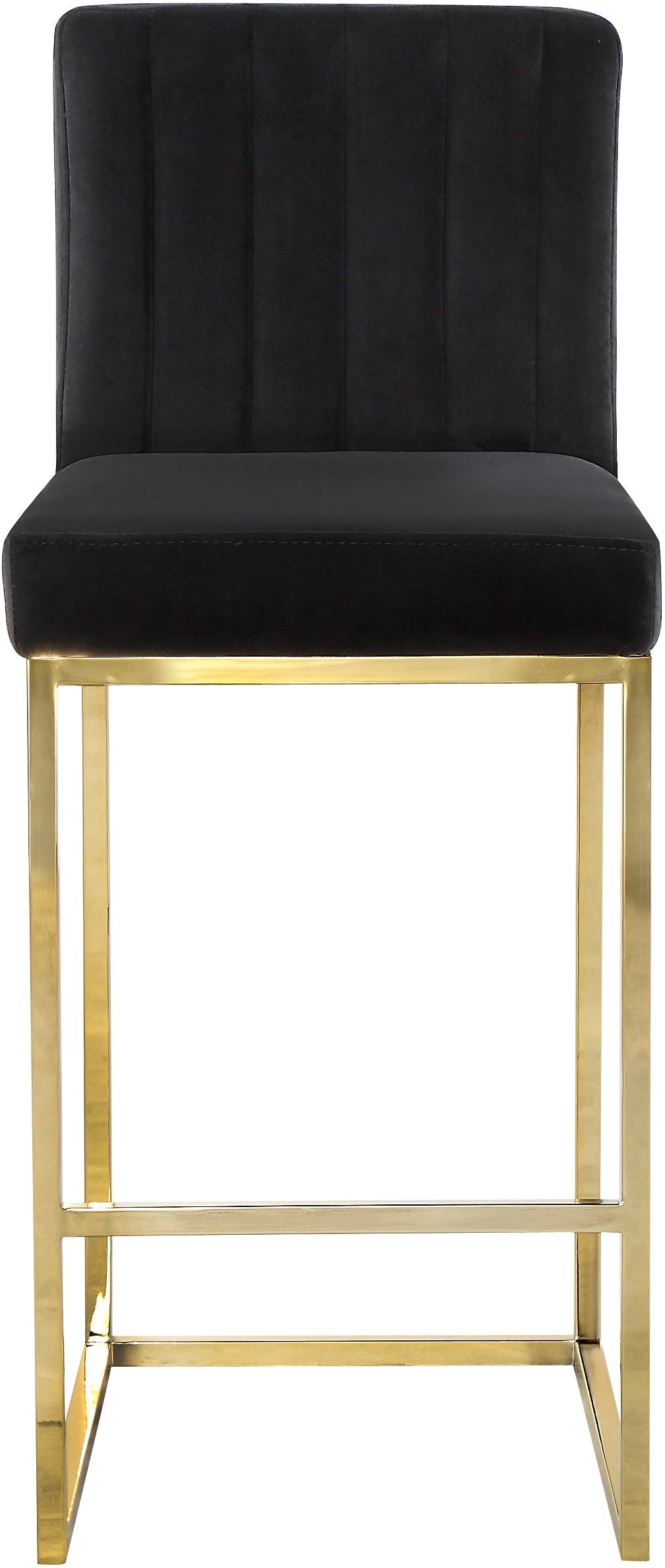 Giselle Velvet Stool - Furniture Depot