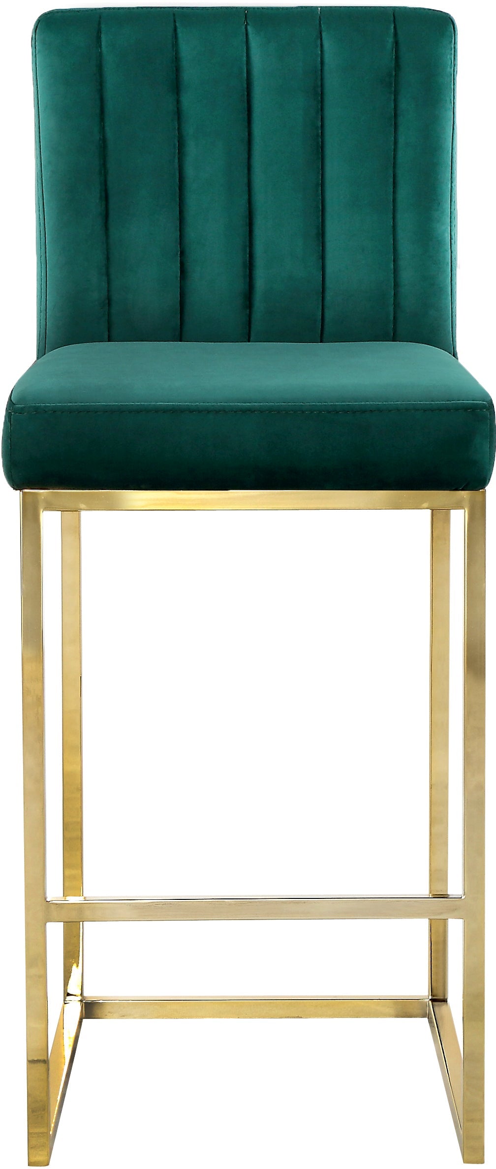 Giselle Velvet Stool - Furniture Depot