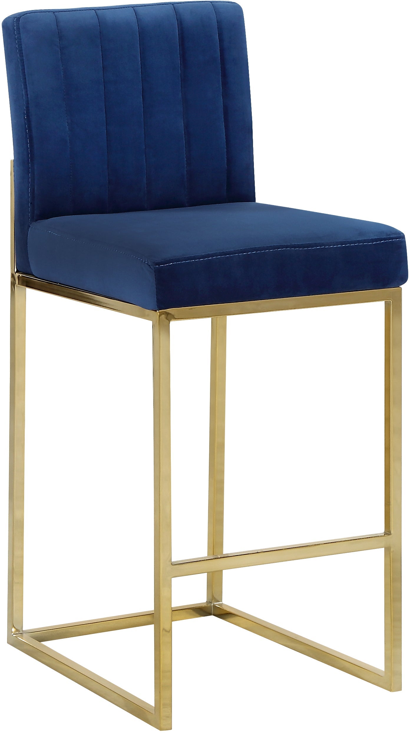 Giselle Velvet Stool - Furniture Depot