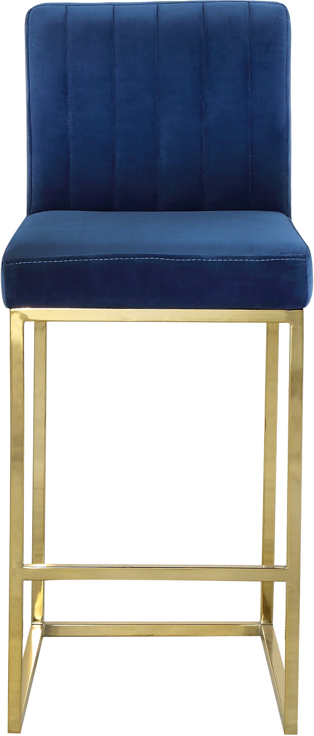 Giselle Velvet Stool - Furniture Depot