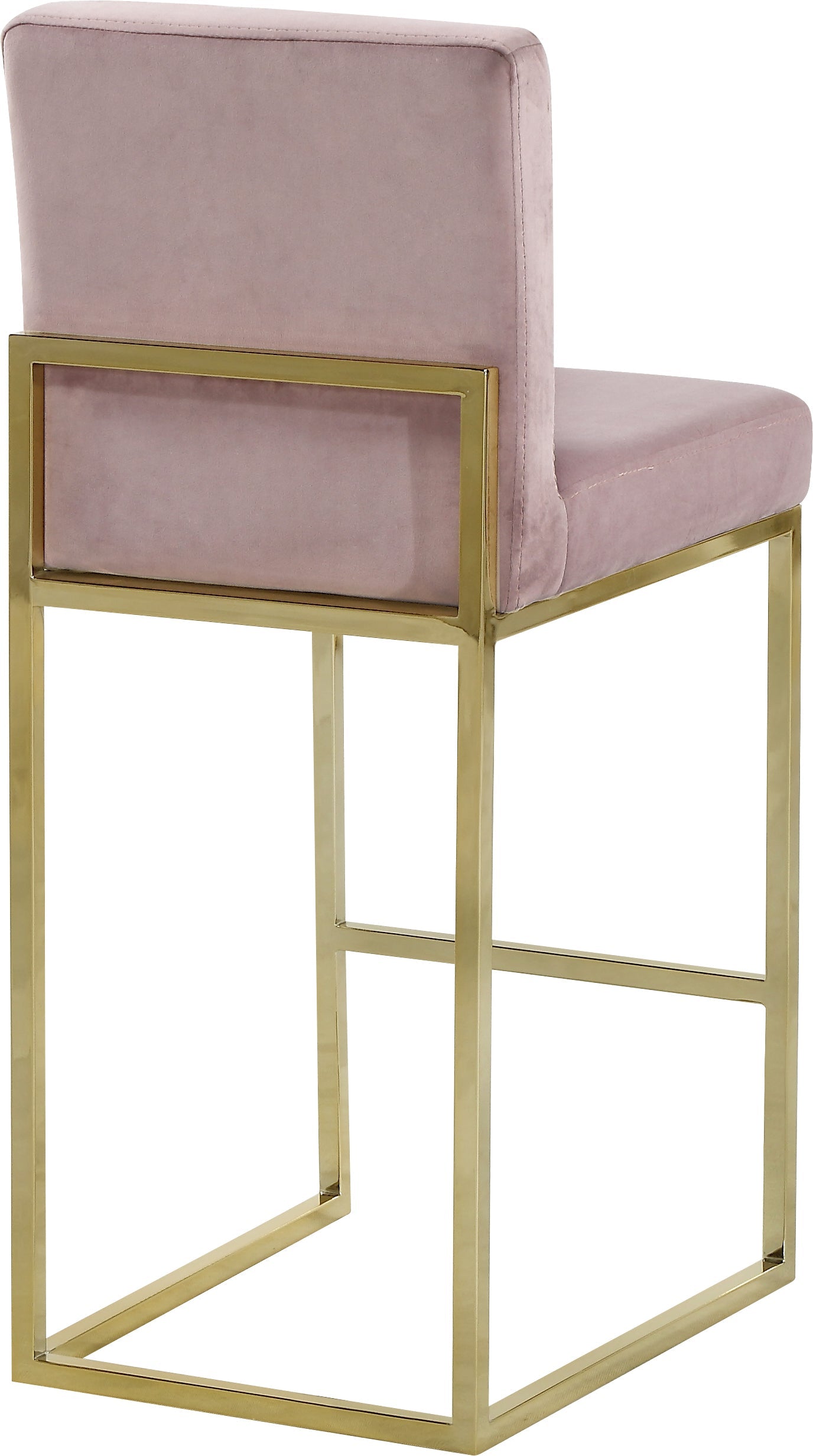 Giselle Velvet Stool - Furniture Depot