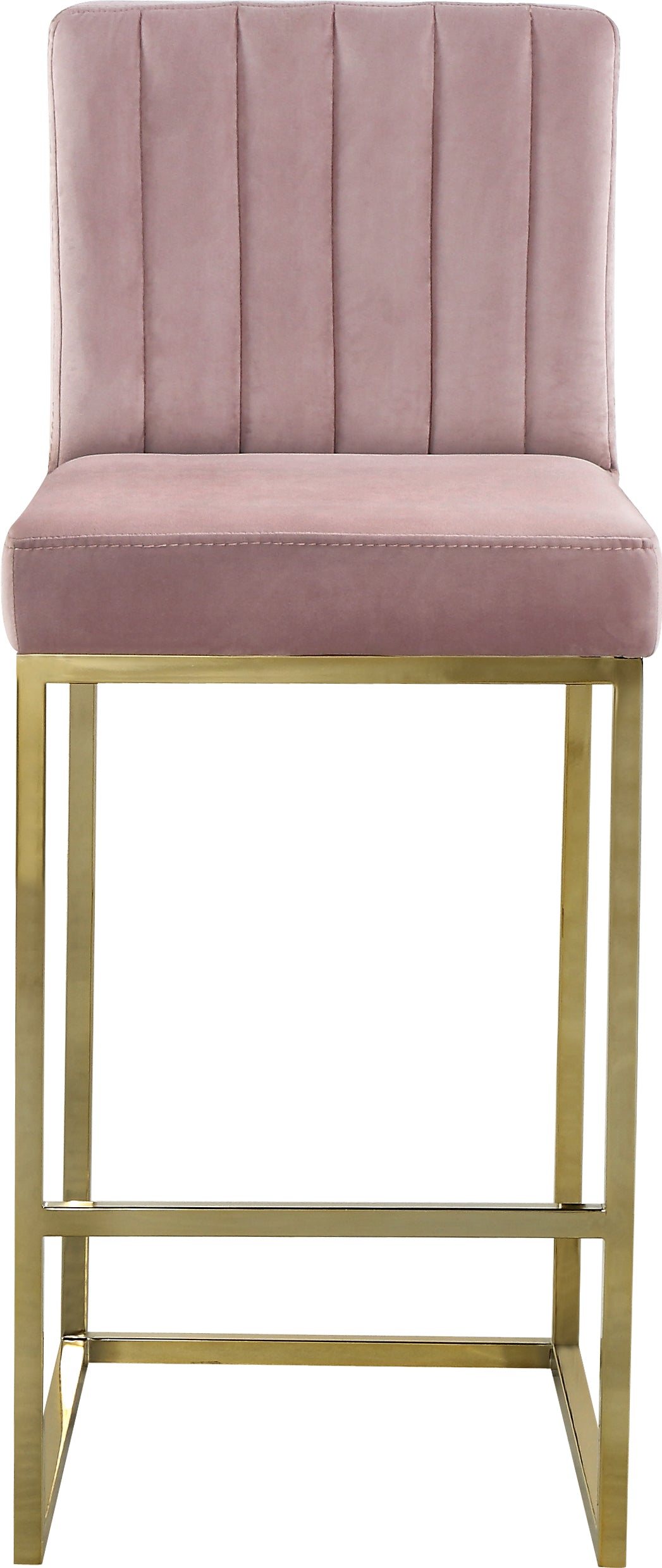 Giselle Velvet Stool - Furniture Depot