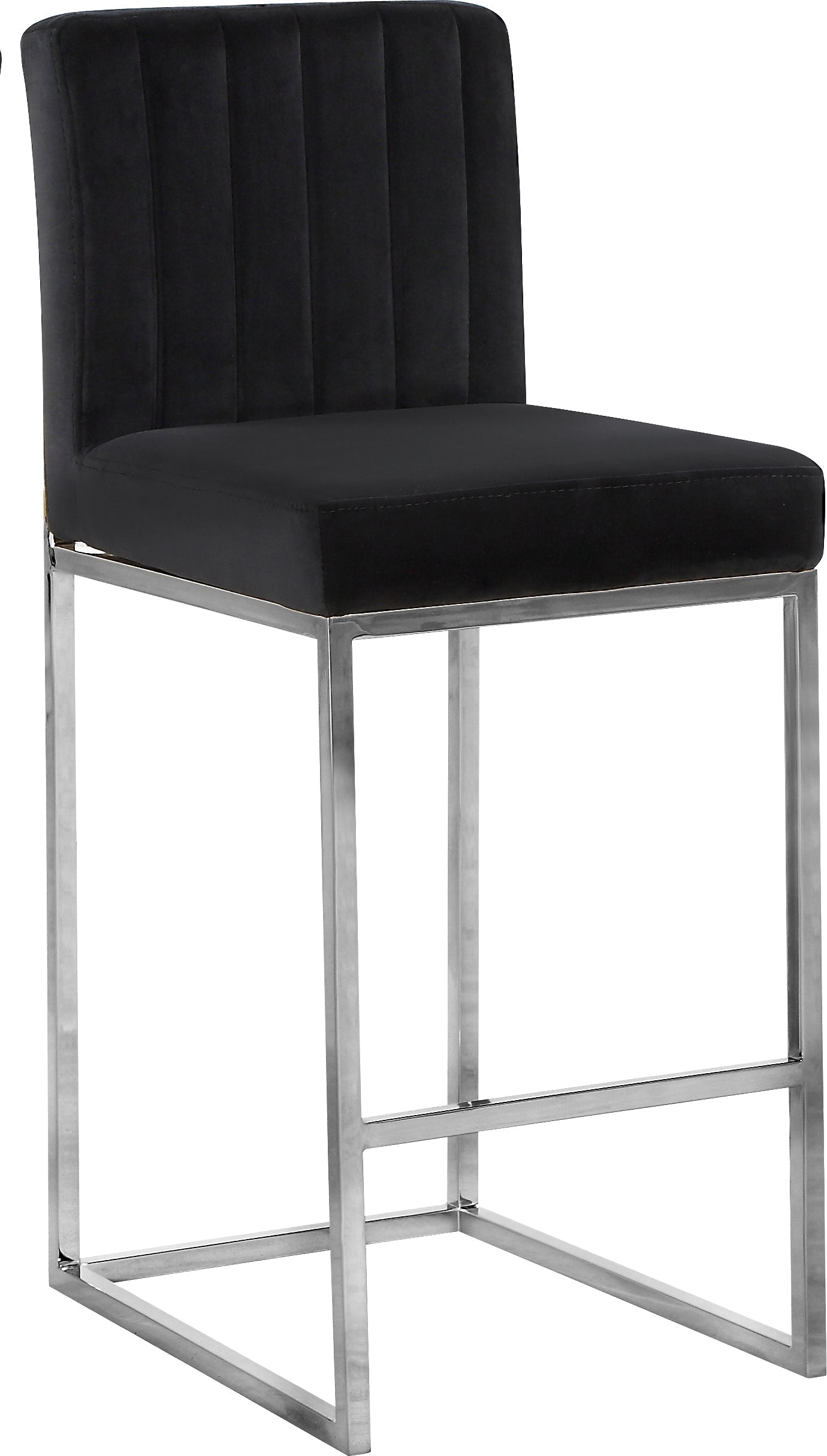 Giselle Velvet Stool - Furniture Depot