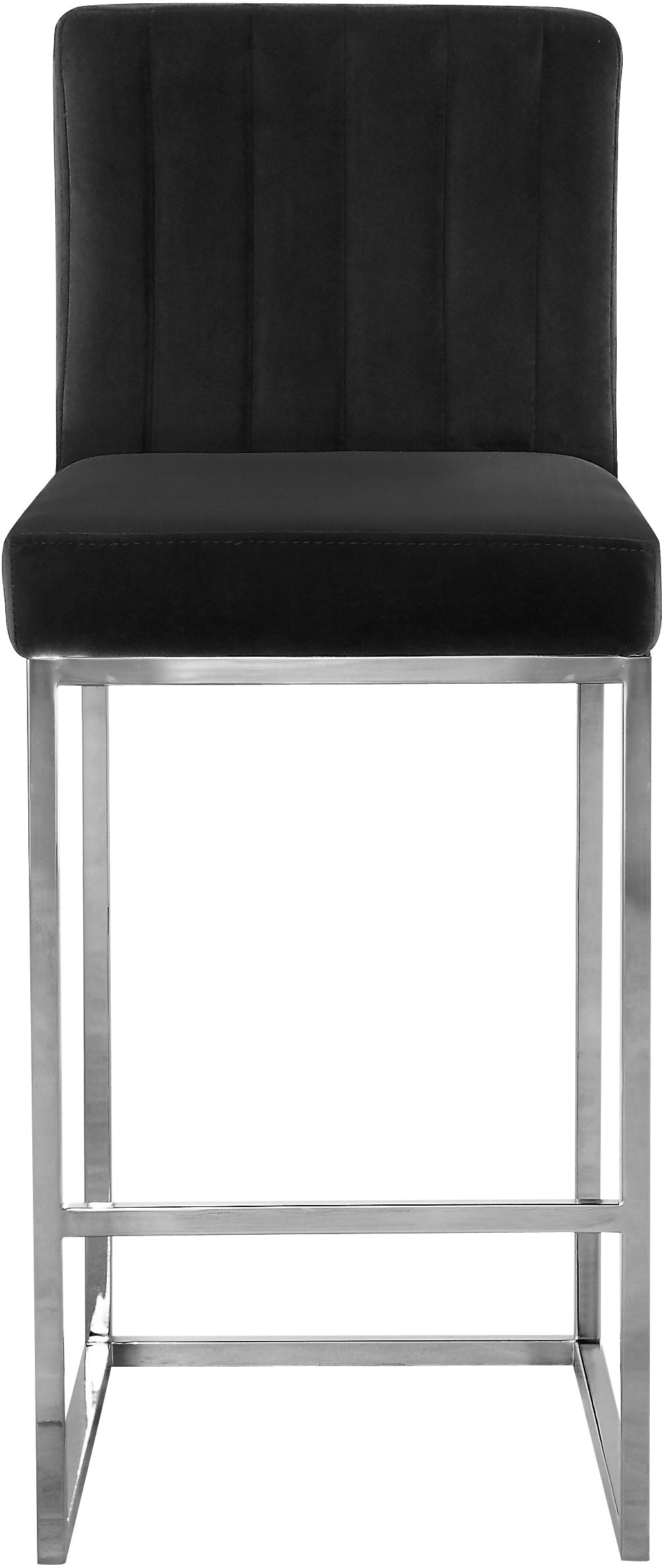 Giselle Velvet Stool - Furniture Depot