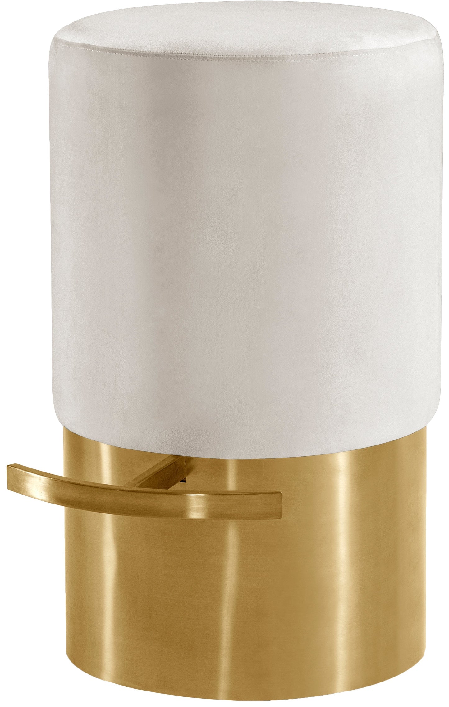 Liv Black Velvet Stool - Furniture Depot (7679017156856)