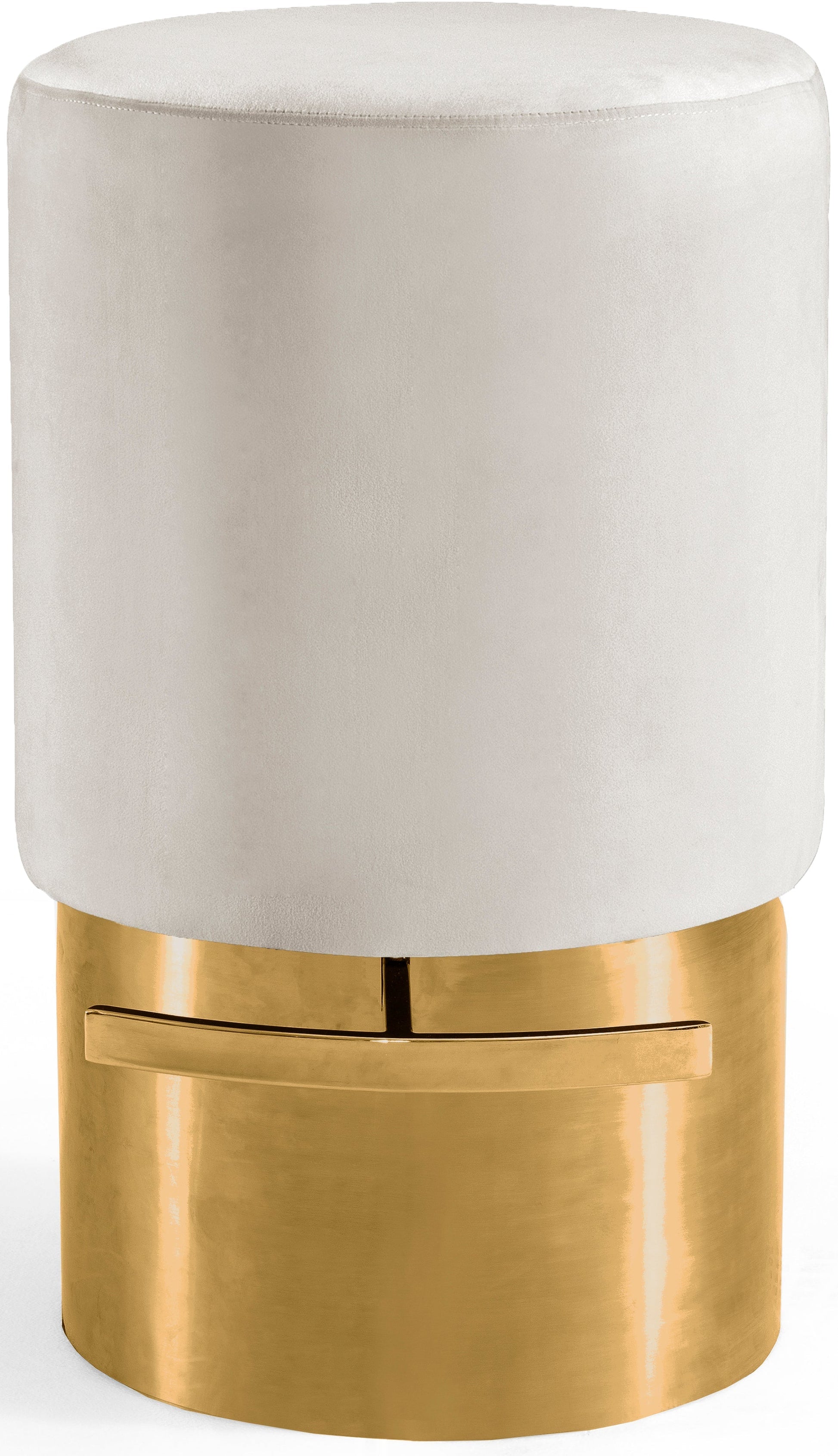 Liv Black Velvet Stool - Furniture Depot (7679017156856)