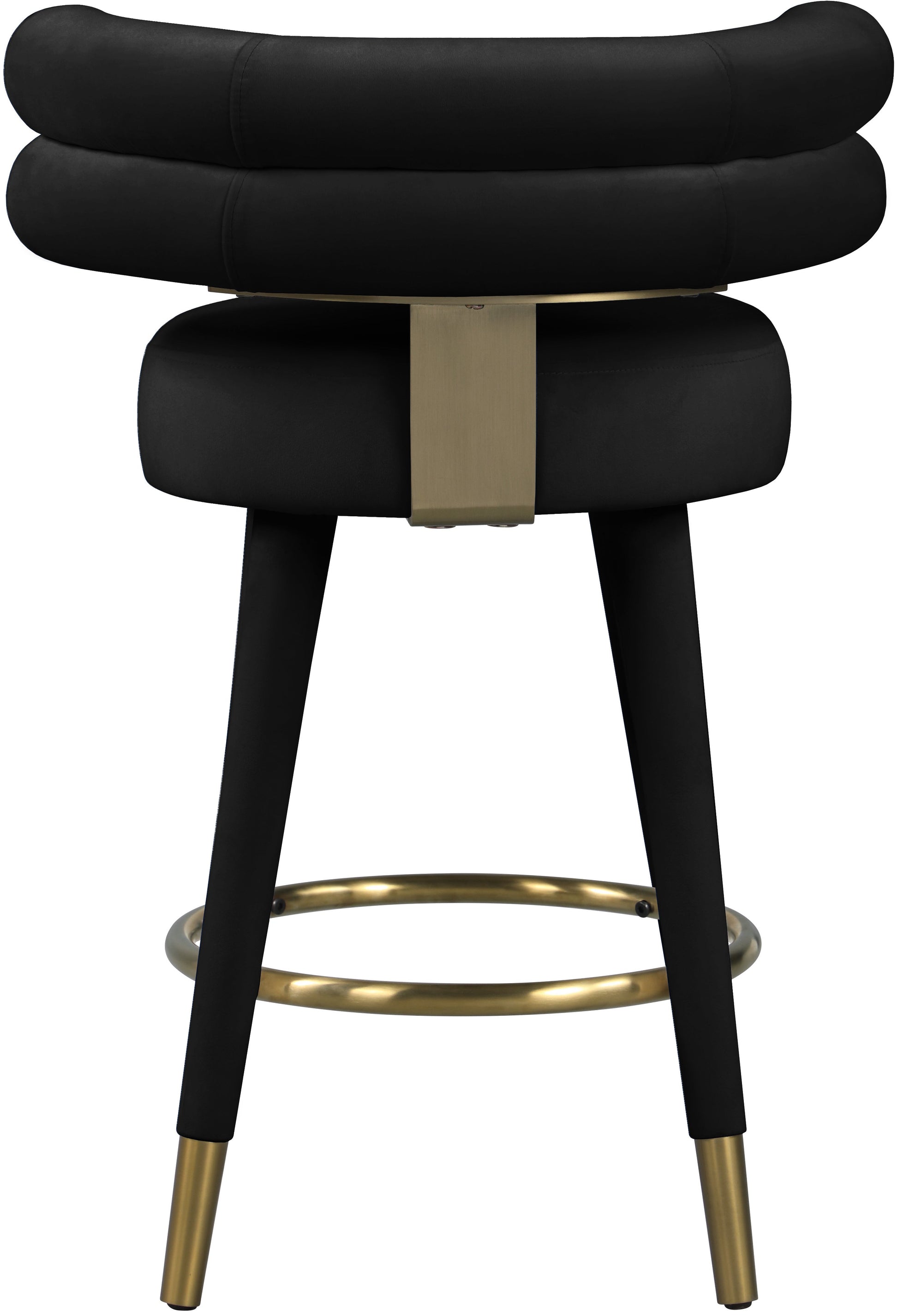 Fitzroy Velvet Counter Stool - Furniture Depot (7679017189624)