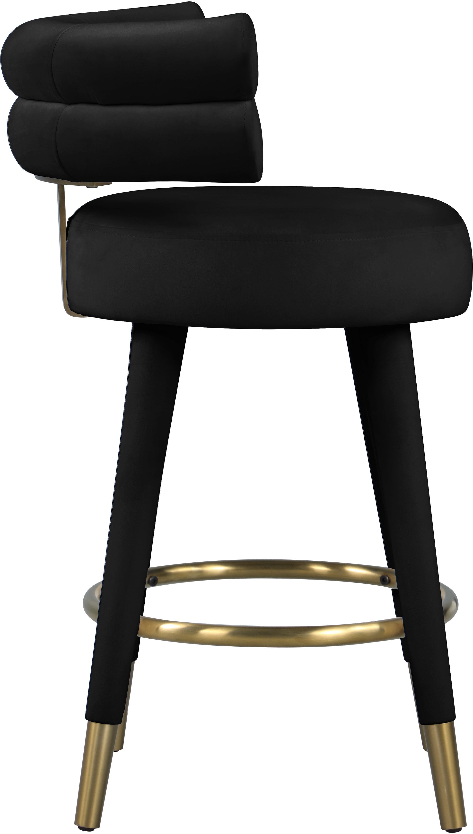 Fitzroy Velvet Counter Stool - Furniture Depot (7679017189624)