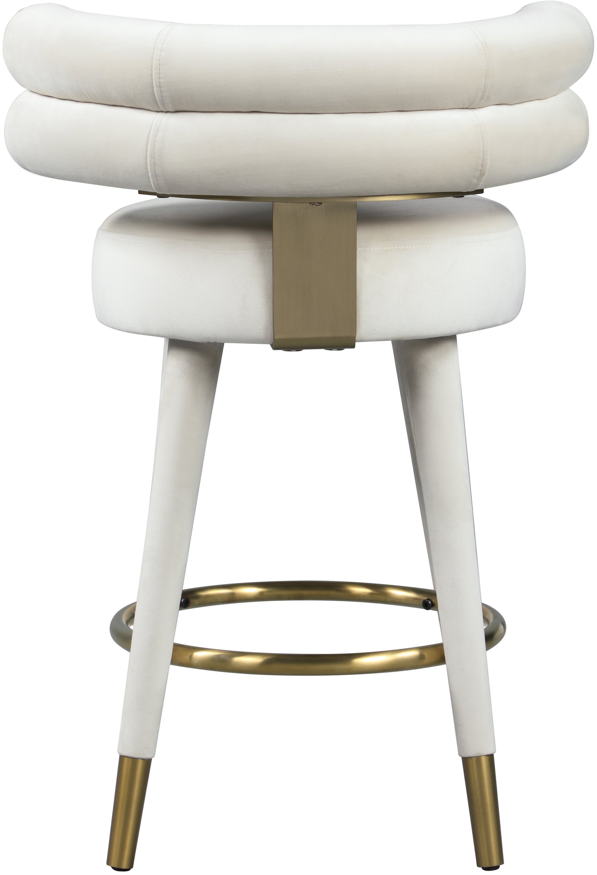 Fitzroy Velvet Counter Stool - Furniture Depot (7679017189624)