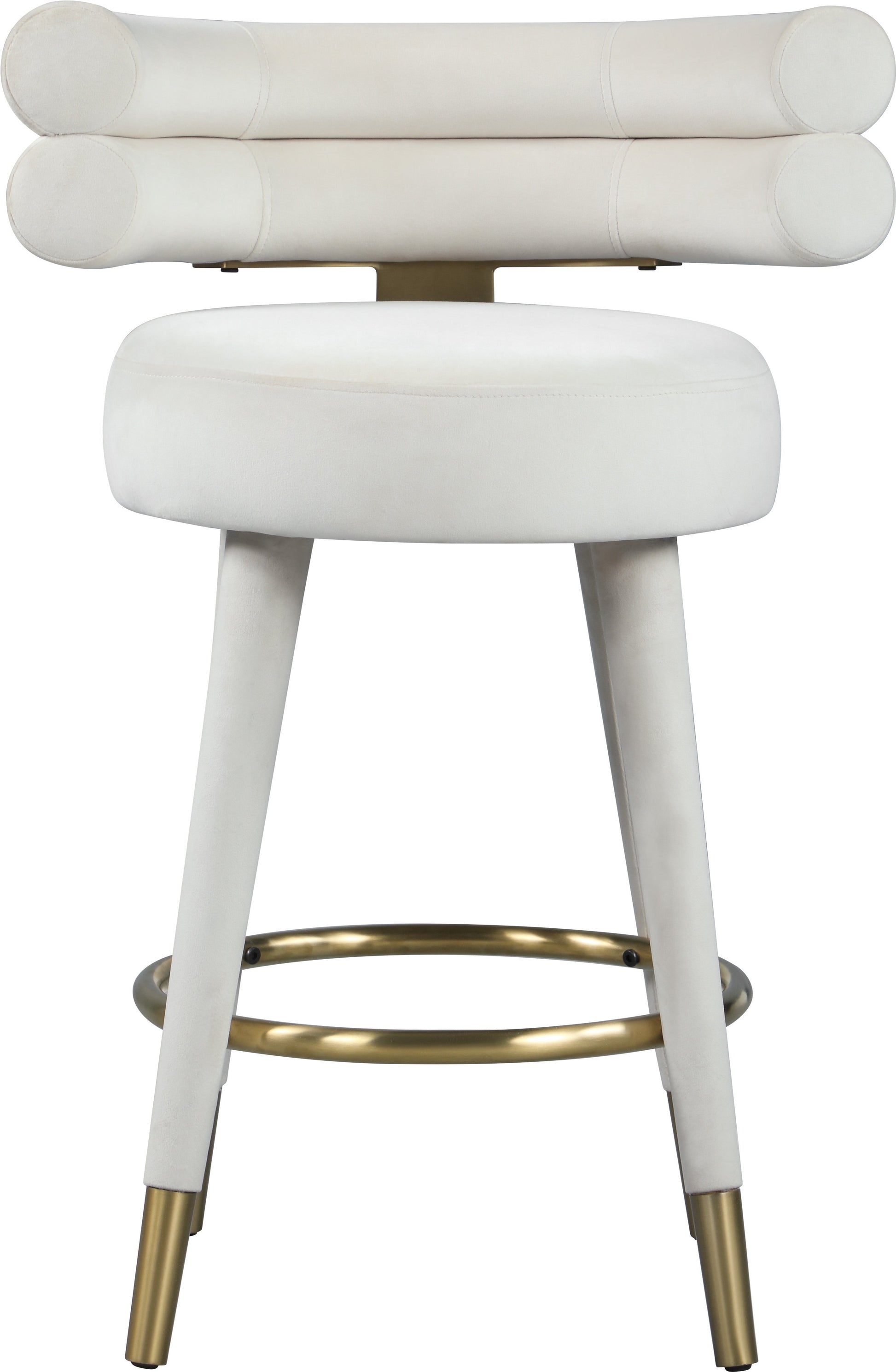 Fitzroy Velvet Counter Stool - Furniture Depot (7679017189624)