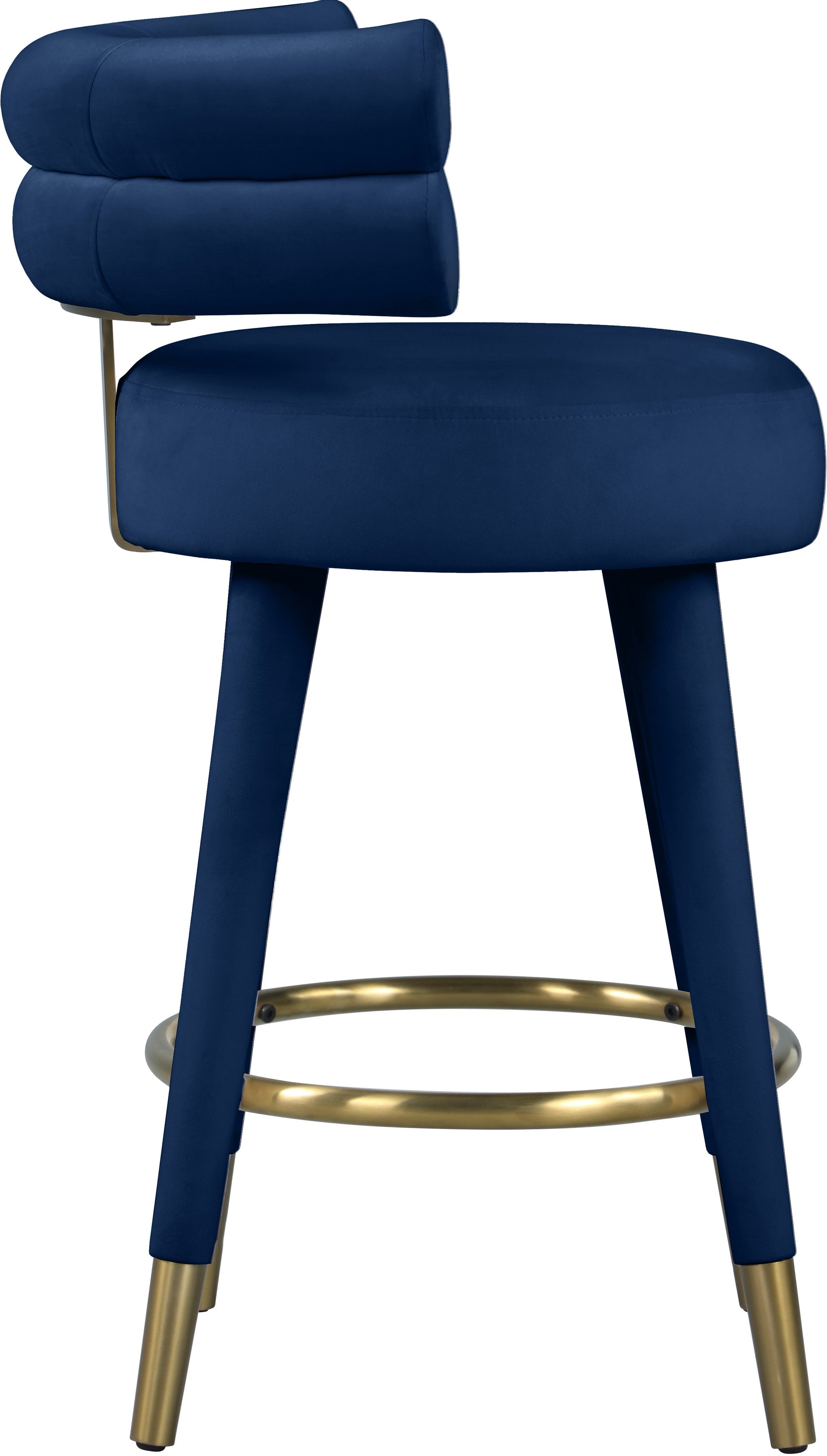 Fitzroy Velvet Counter Stool - Furniture Depot (7679017189624)