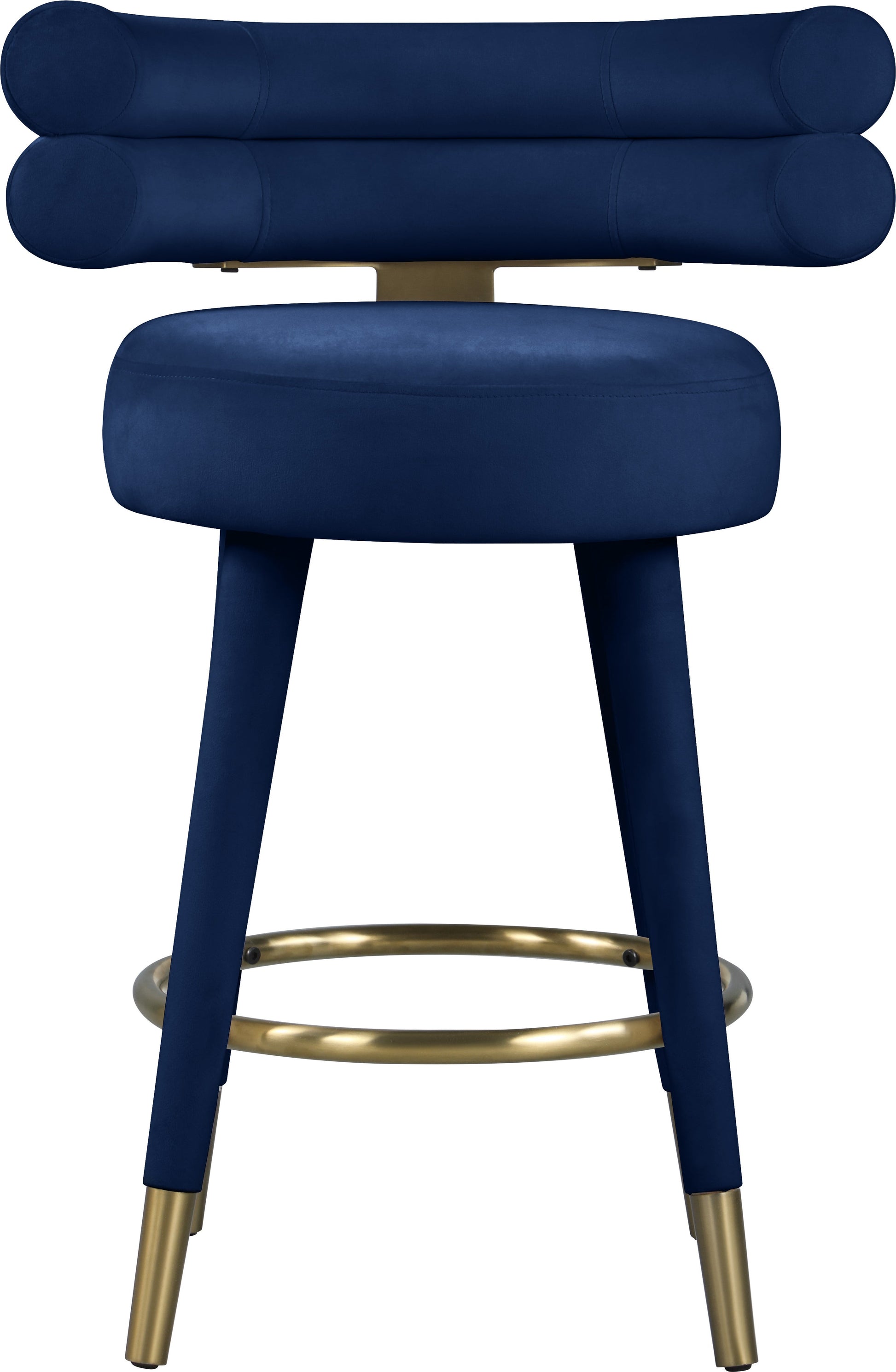 Fitzroy Velvet Counter Stool - Furniture Depot (7679017189624)
