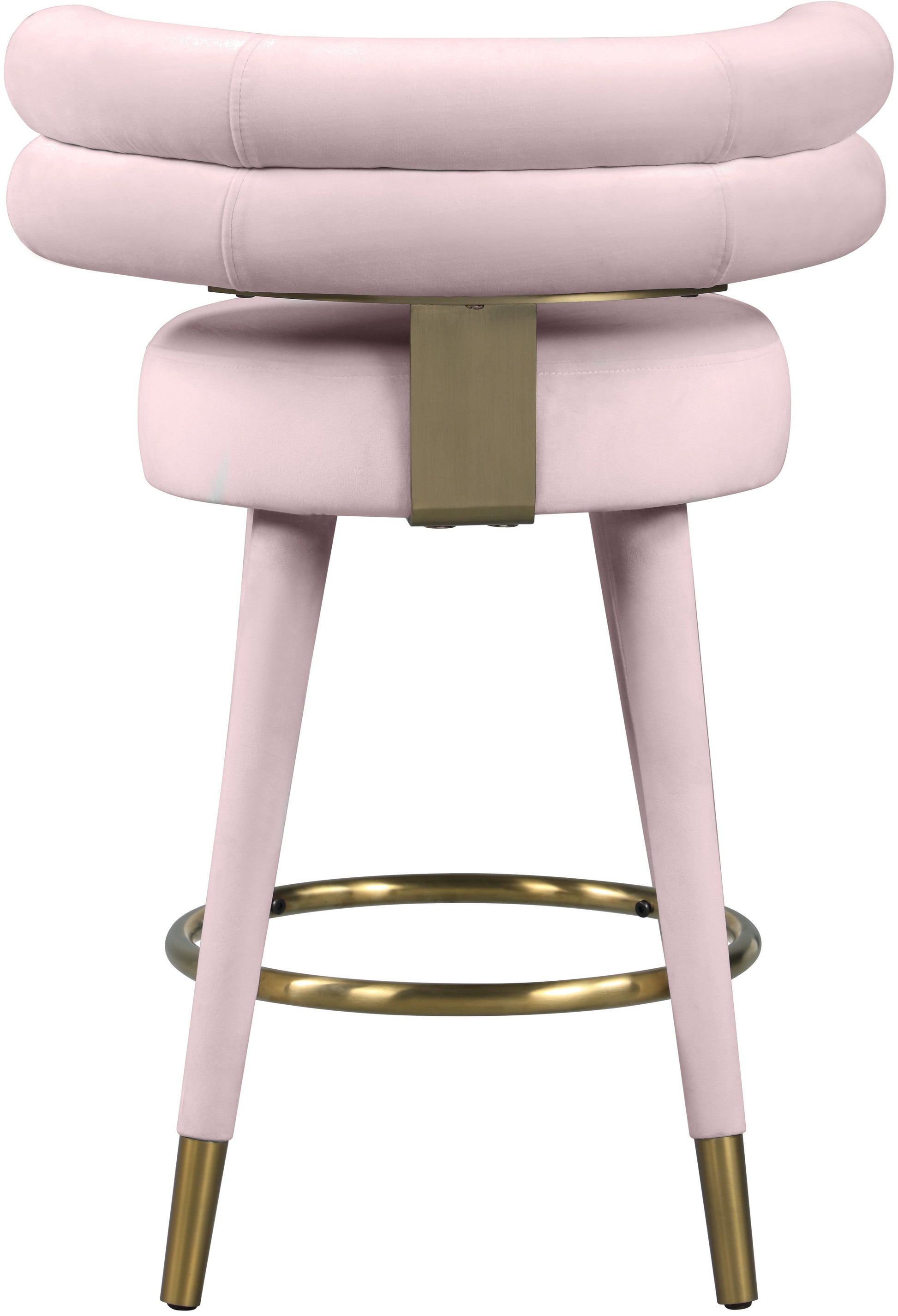 Fitzroy Velvet Counter Stool - Furniture Depot (7679017189624)