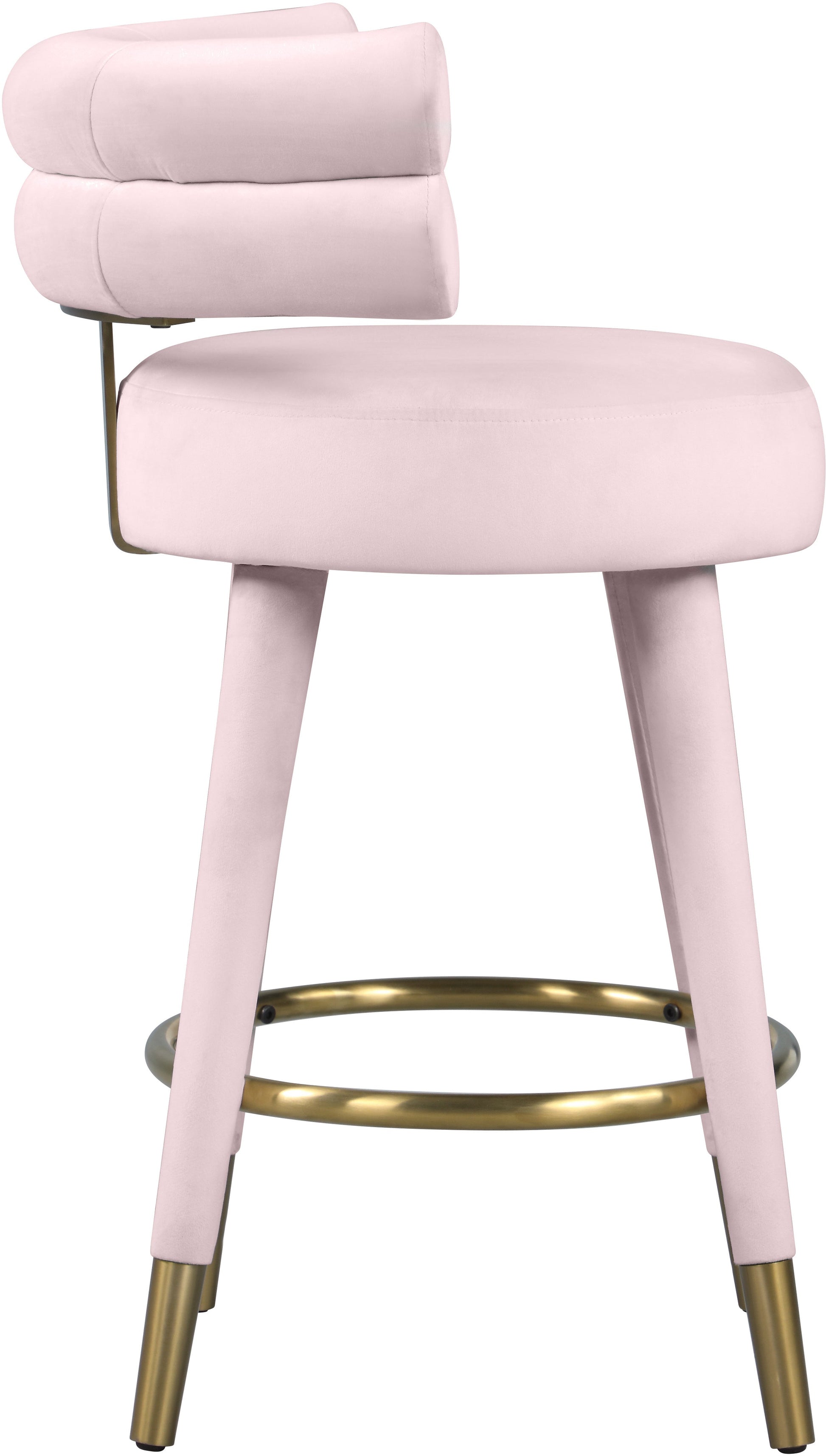 Fitzroy Velvet Counter Stool - Furniture Depot (7679017189624)