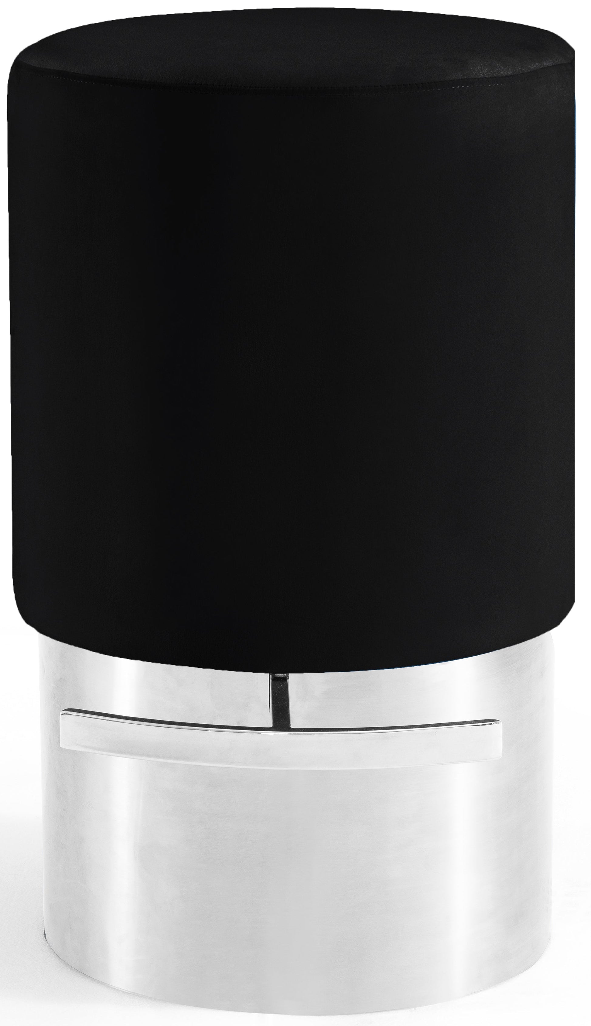 Liv Black Velvet Stool - Furniture Depot (7679017156856)