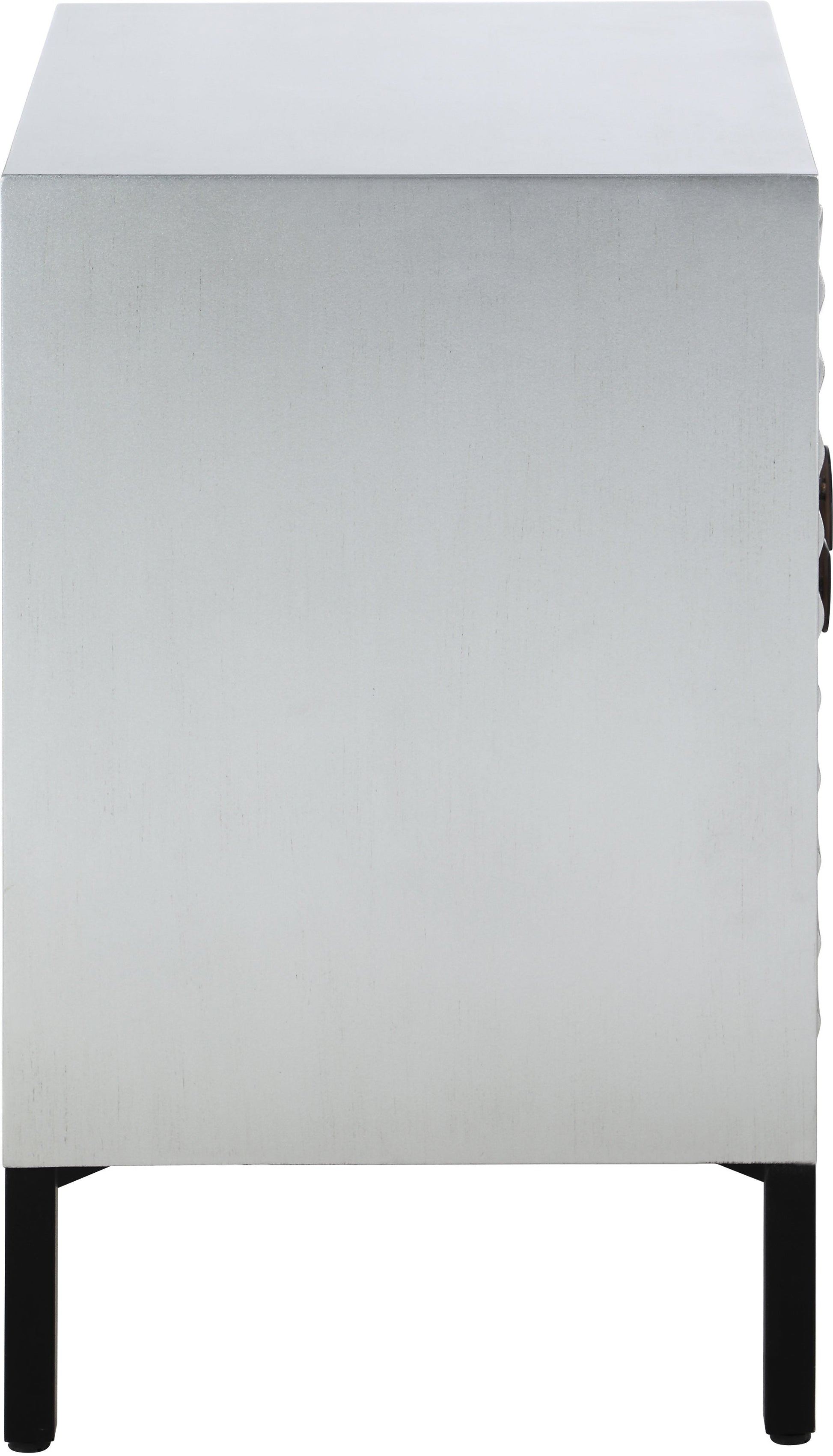 Glitz Antique Silver Side Table - Furniture Depot (7679017484536)