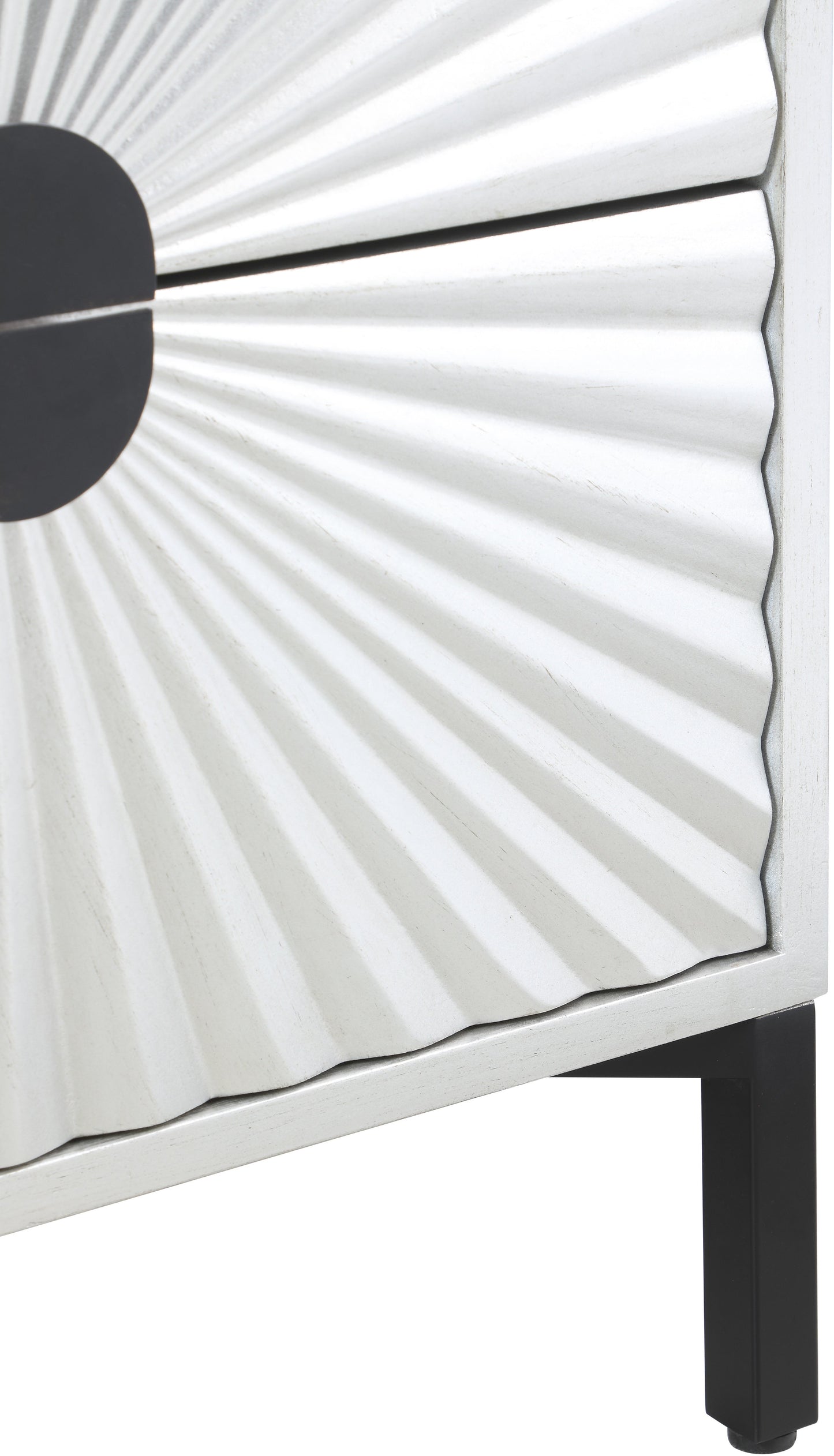 Glitz Antique Silver Side Table - Furniture Depot (7679017484536)