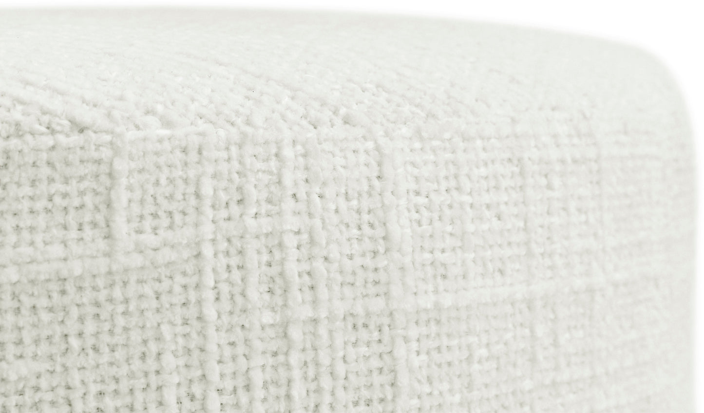 Jasper Cream Boucle Fabric Stool - Furniture Depot (7679017681144)