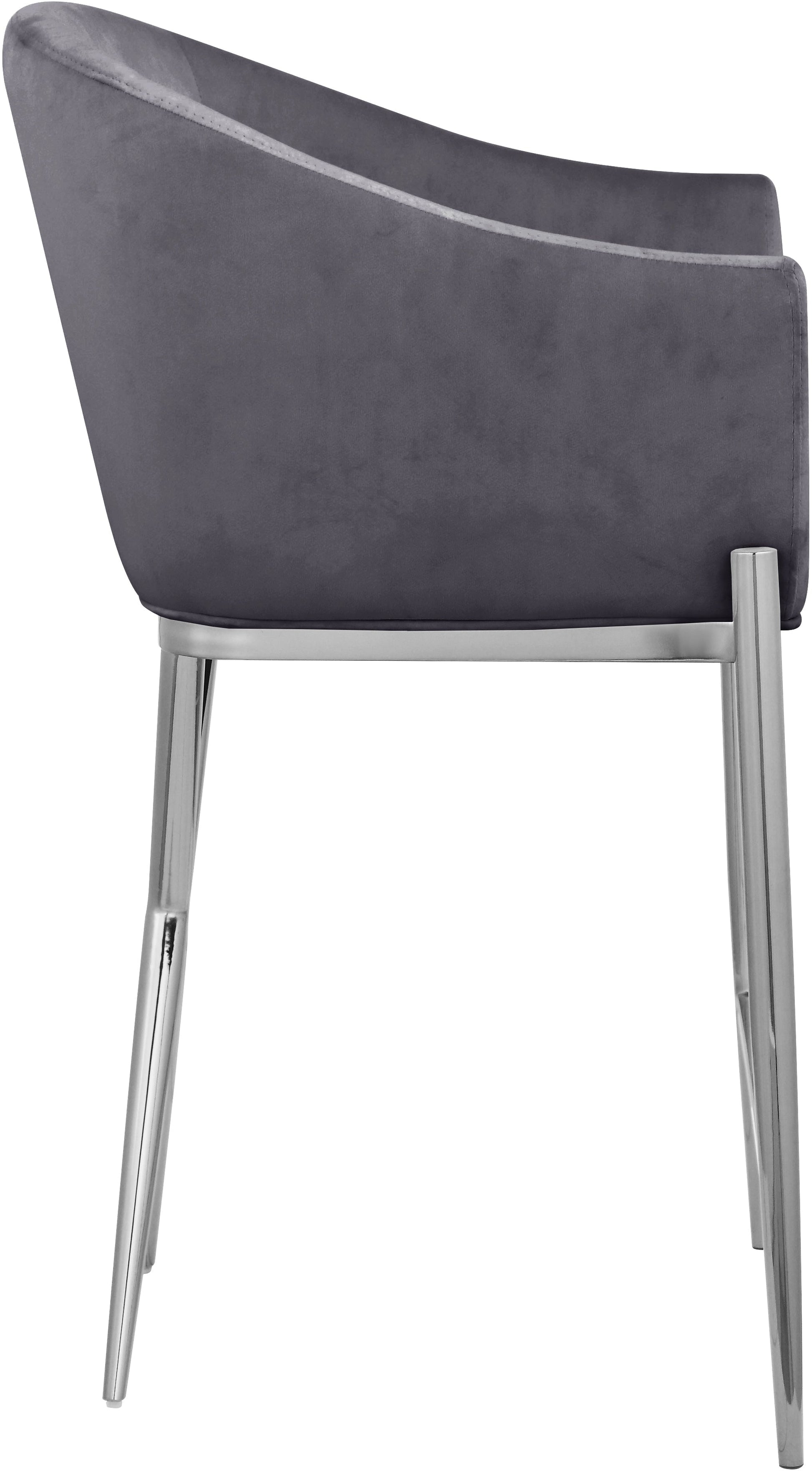 Xavier Velvet Counter Stool - Furniture Depot