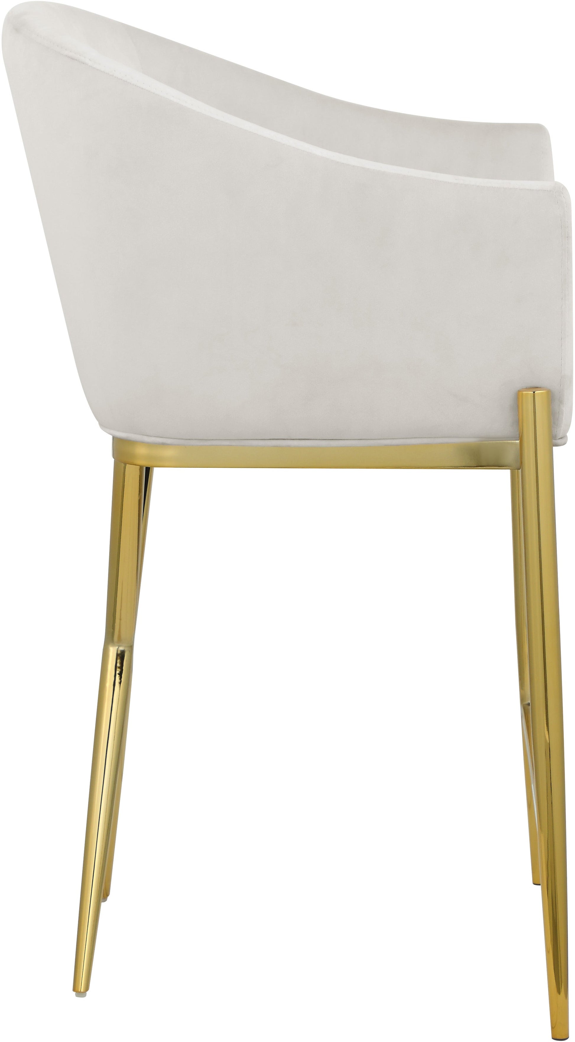 Xavier Velvet Counter Stool - Furniture Depot