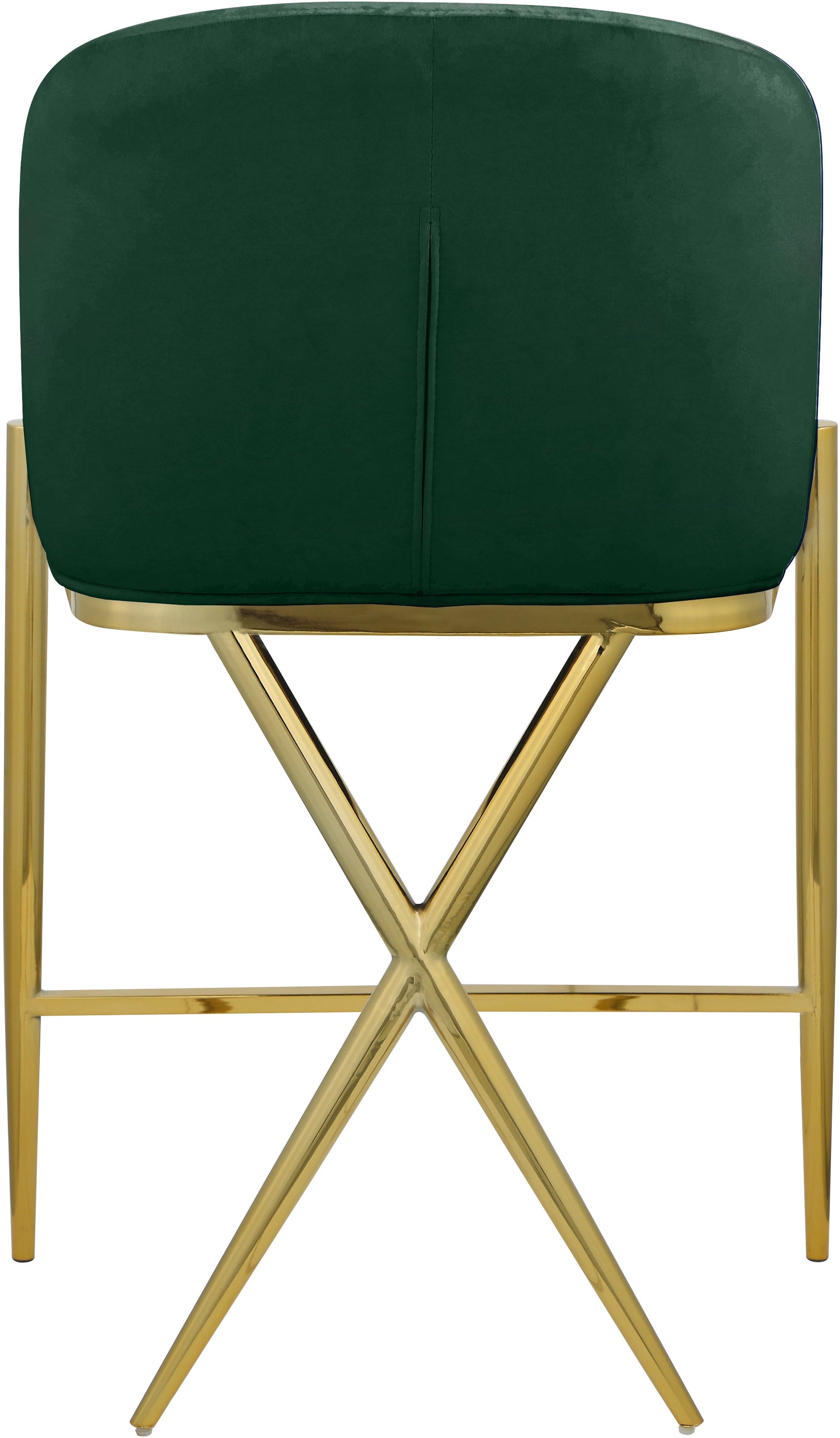 Xavier Velvet Counter Stool - Furniture Depot