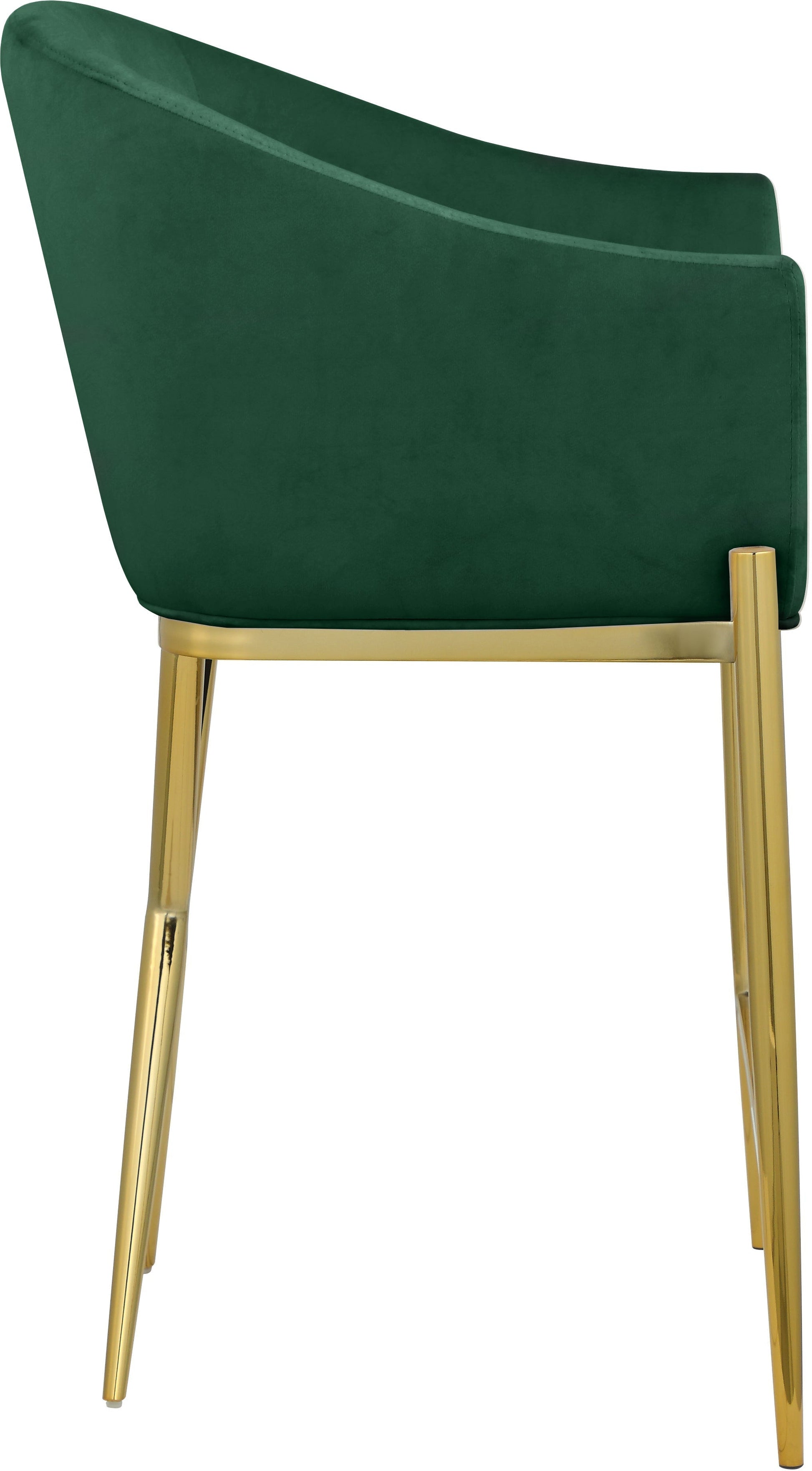 Xavier Velvet Counter Stool - Furniture Depot