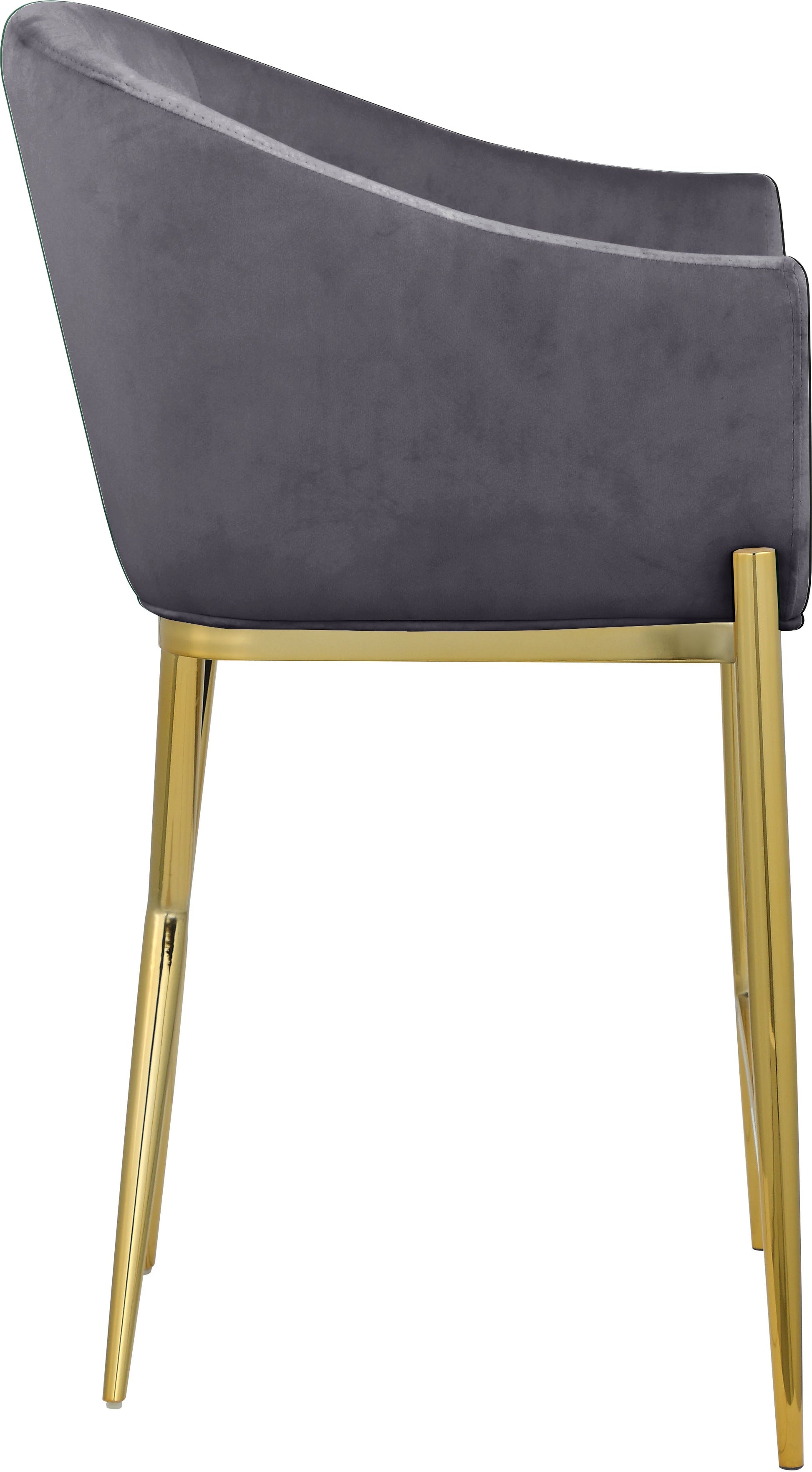 Xavier Velvet Counter Stool - Furniture Depot