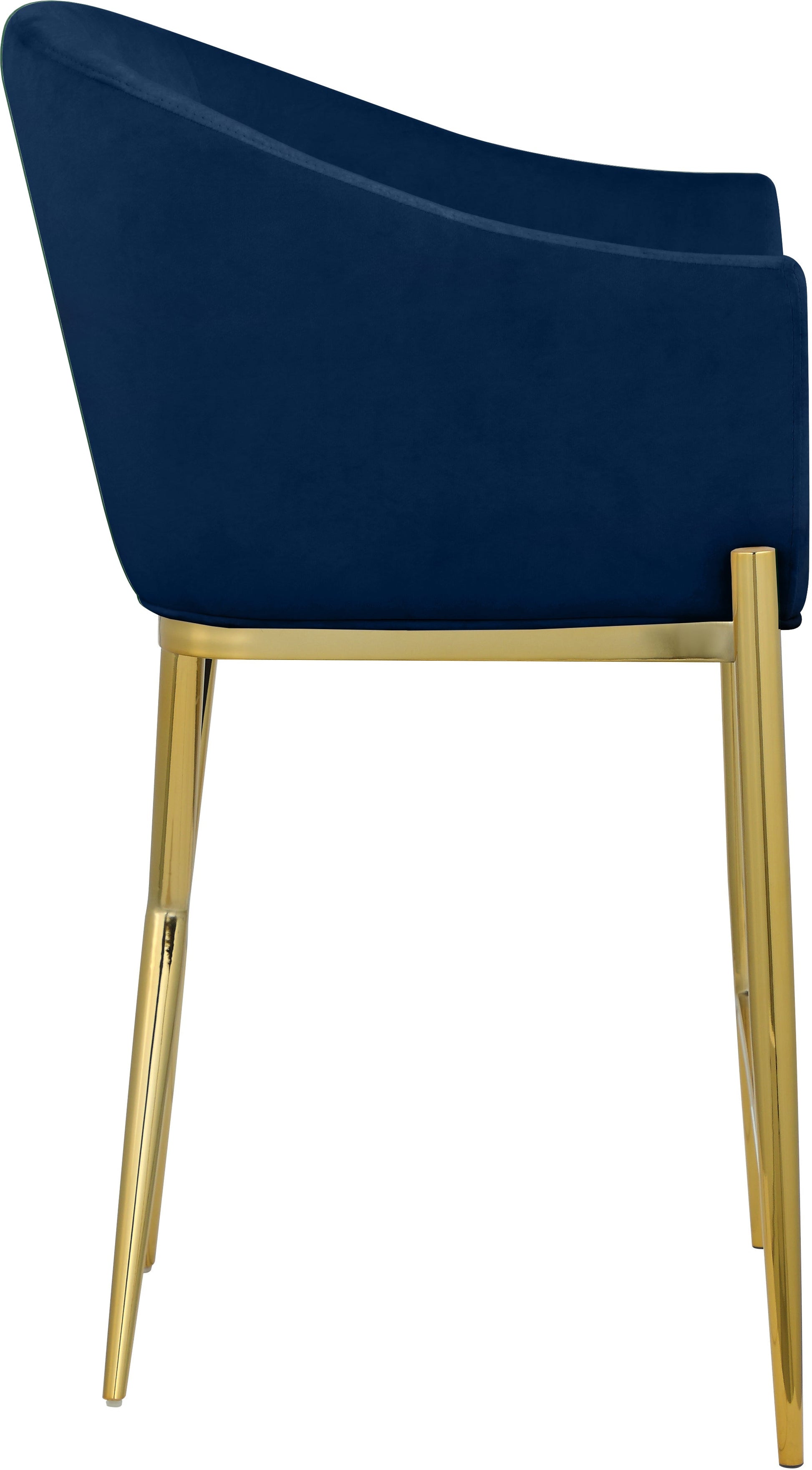Xavier Velvet Counter Stool - Furniture Depot