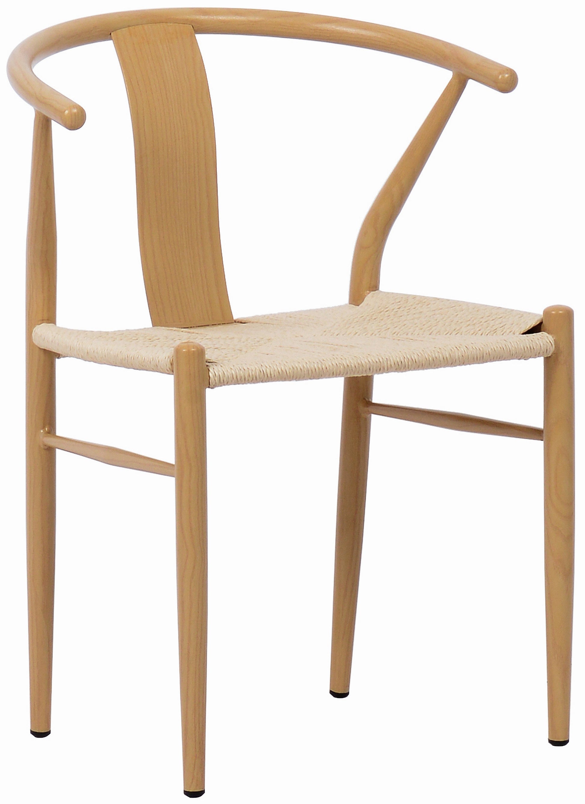 Beck Beige Hand Woven Rope Dining Chair - Furniture Depot (7679019122936)