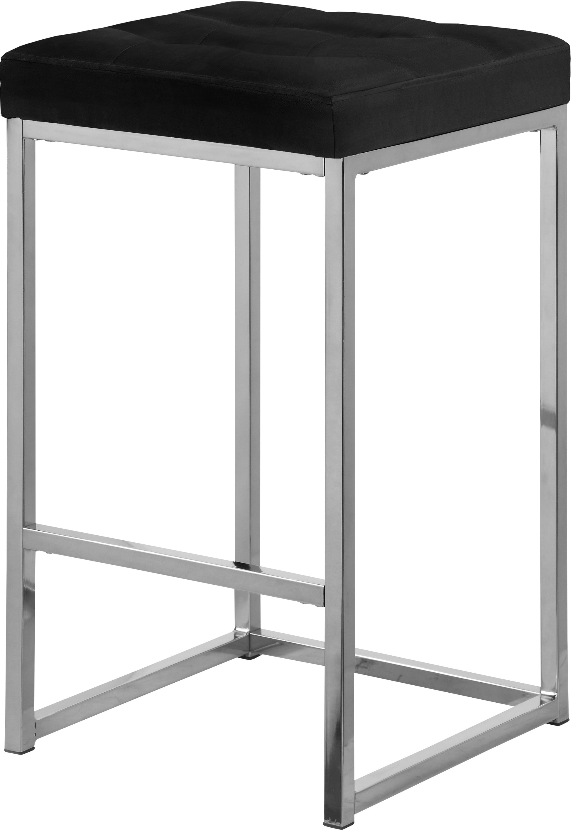 Nicola Velvet Stool - Furniture Depot (7679019254008)