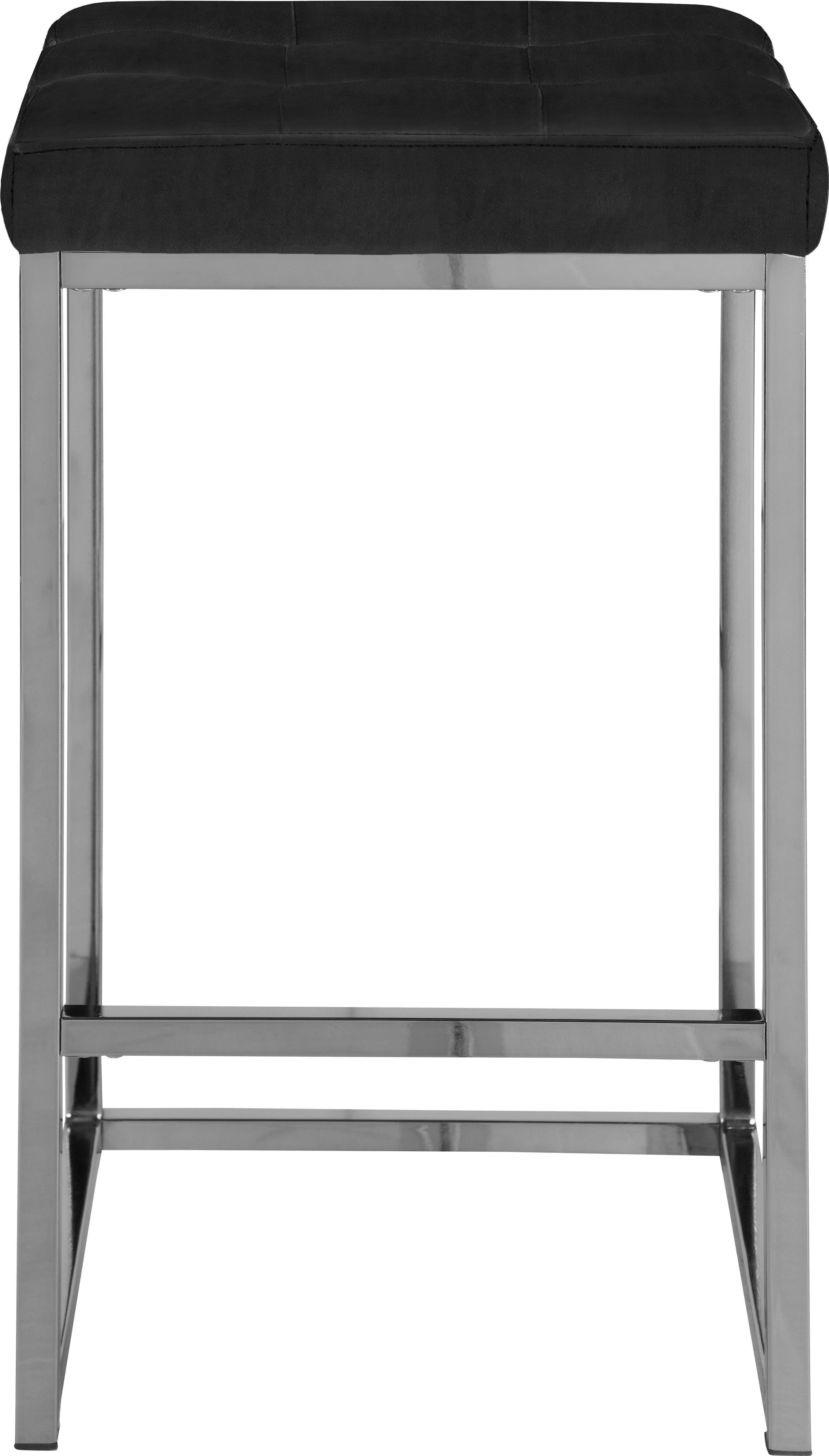 Nicola Velvet Stool - Furniture Depot (7679019254008)