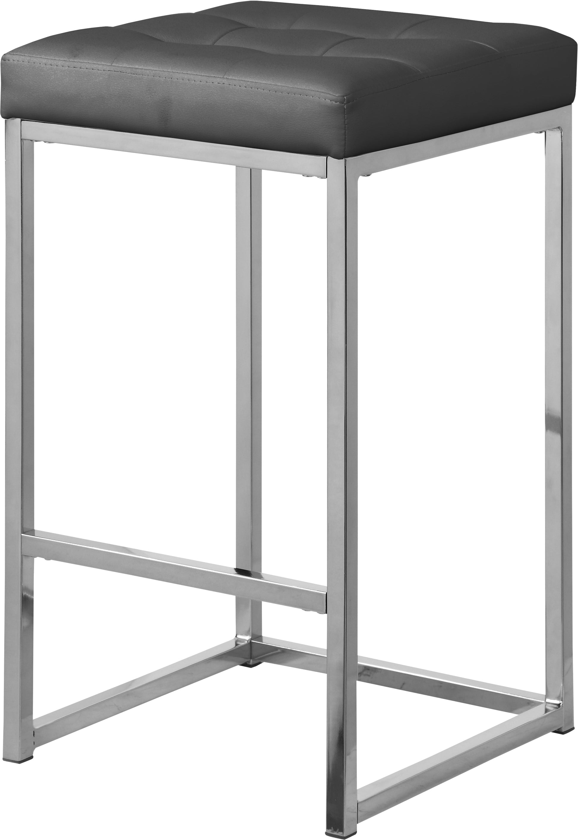 Nicola Faux Leather Stool - Furniture Depot (7679019286776)