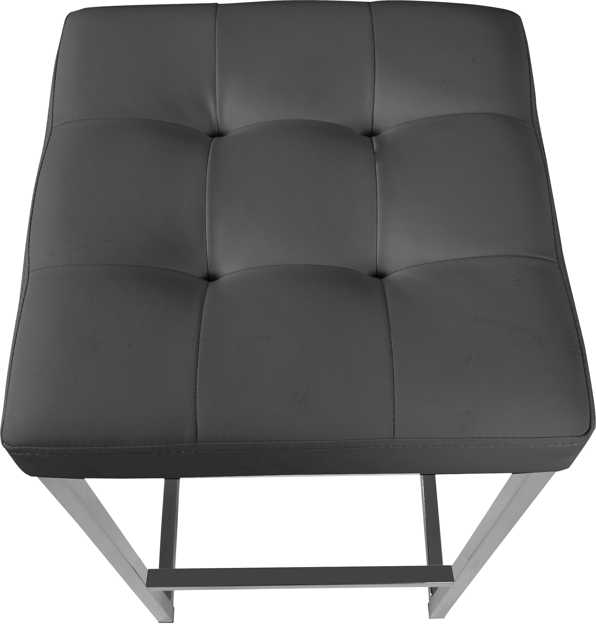 Nicola Faux Leather Stool - Furniture Depot (7679019286776)