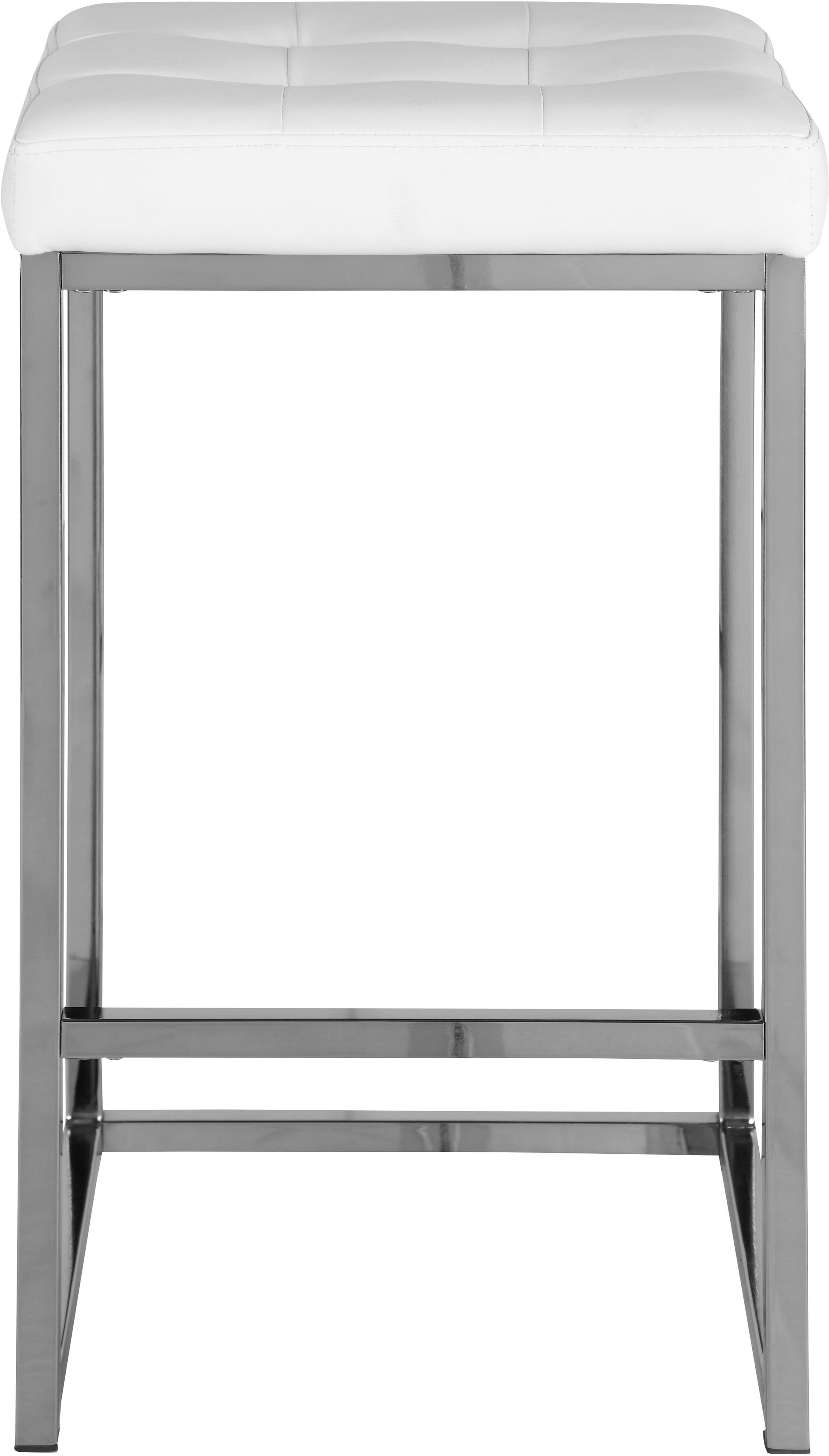 Nicola Faux Leather Stool - Furniture Depot (7679019286776)