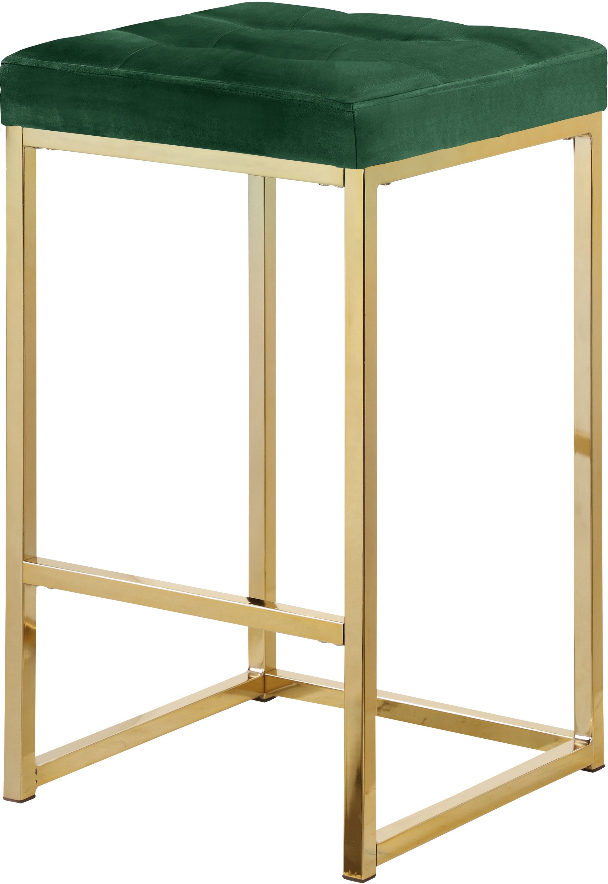 Nicola Velvet Stool - Furniture Depot (7679019254008)