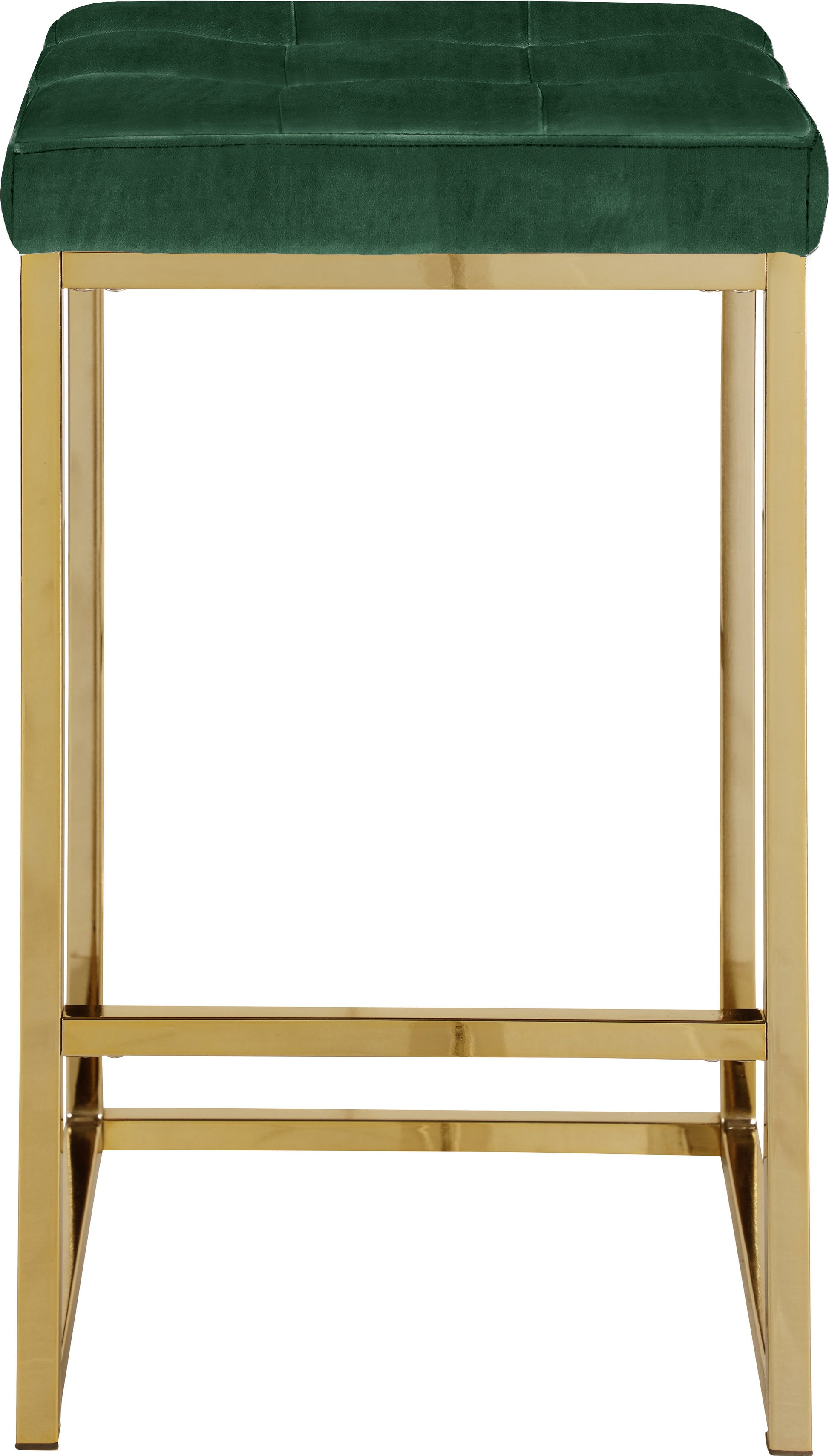 Nicola Velvet Stool - Furniture Depot (7679019254008)