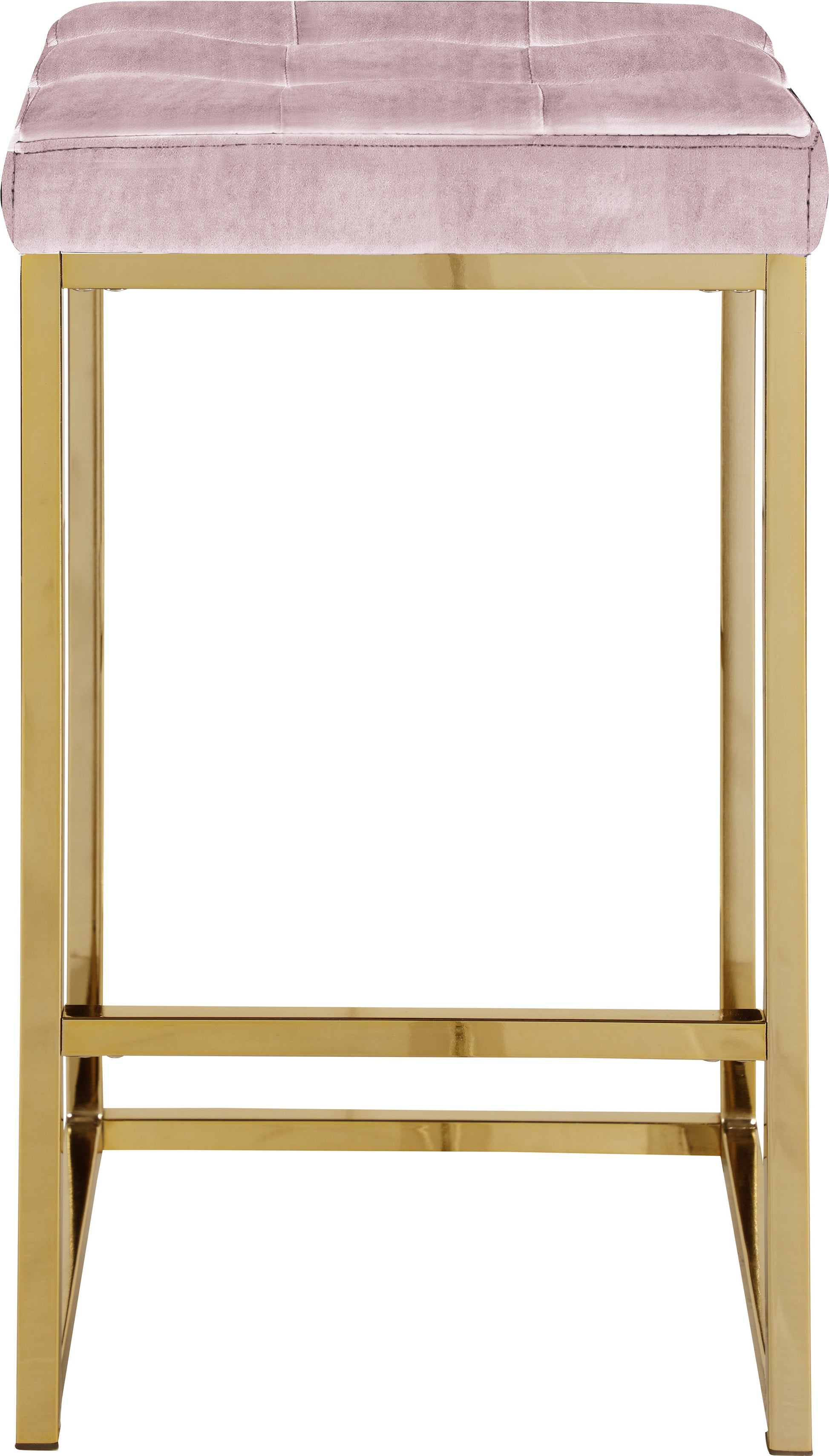 Nicola Velvet Stool - Furniture Depot (7679019254008)