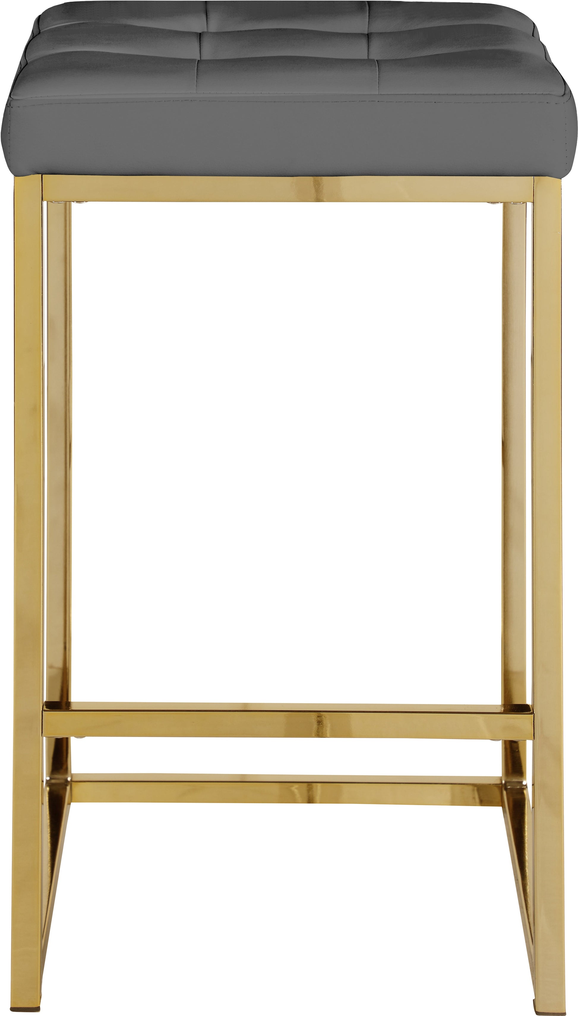 Nicola Faux Leather Stool - Furniture Depot (7679019286776)