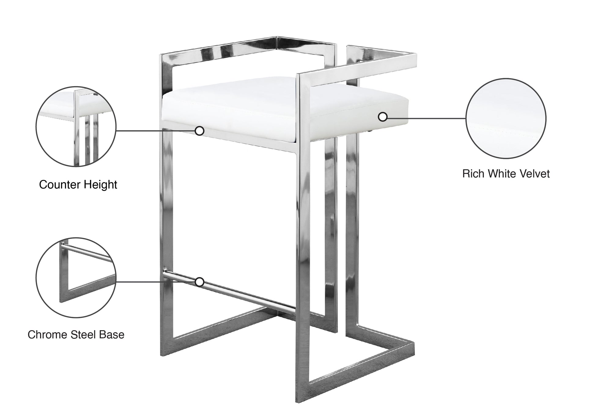 Ezra Faux Leather Stool - Furniture Depot (7679019417848)