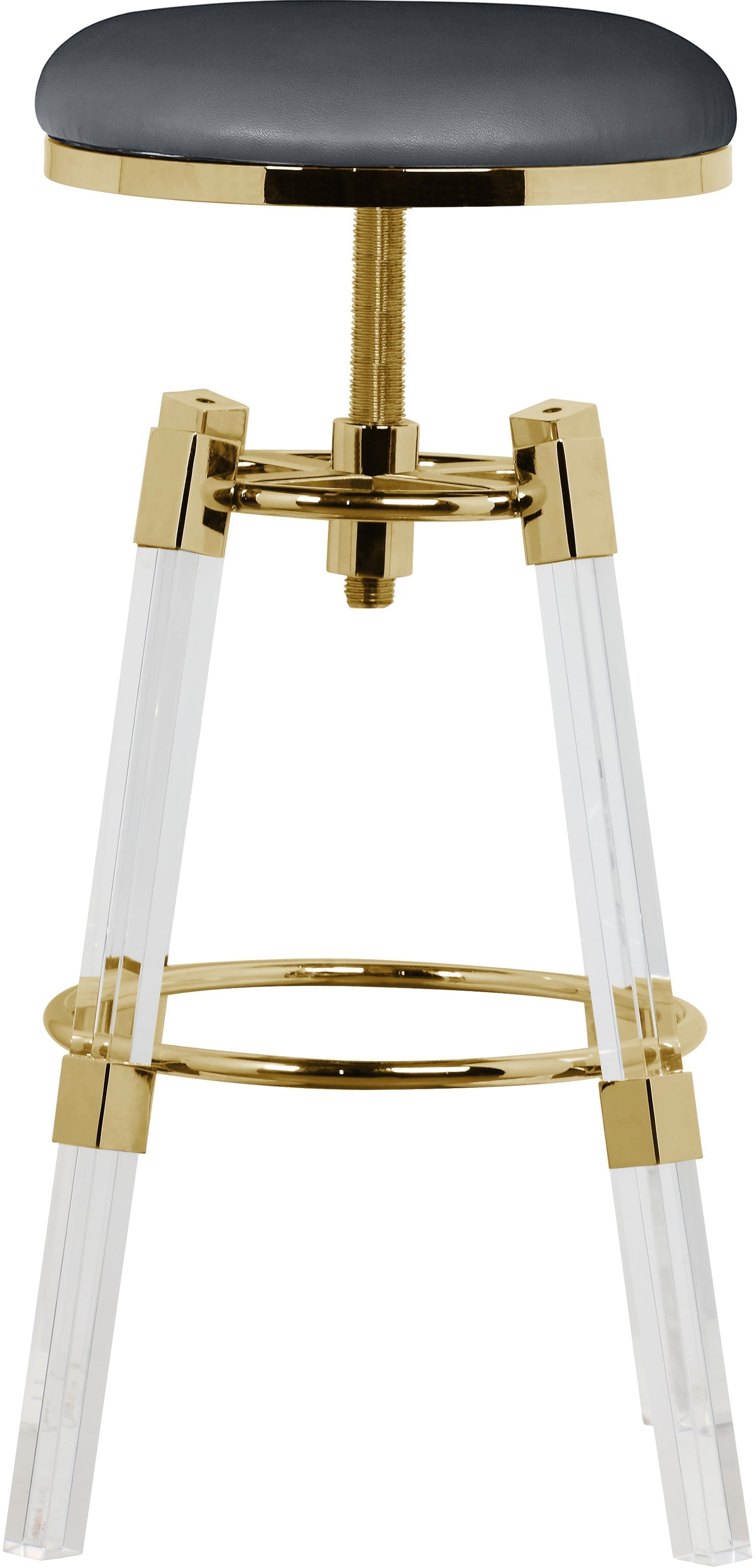 Venus Faux Leather Adjustable Stool - Furniture Depot