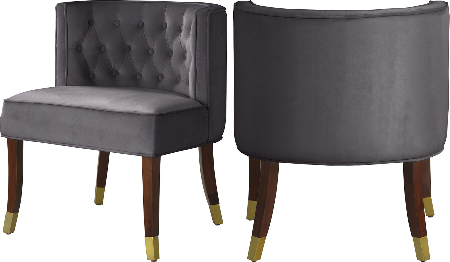 Perry Velvet Dining Chair - Furniture Depot (7679019778296)