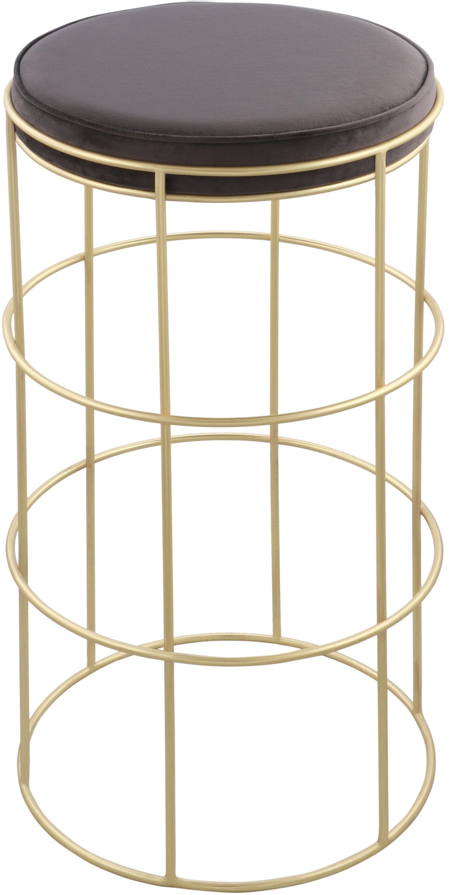 Rebar Velvet Counter Stool - Furniture Depot