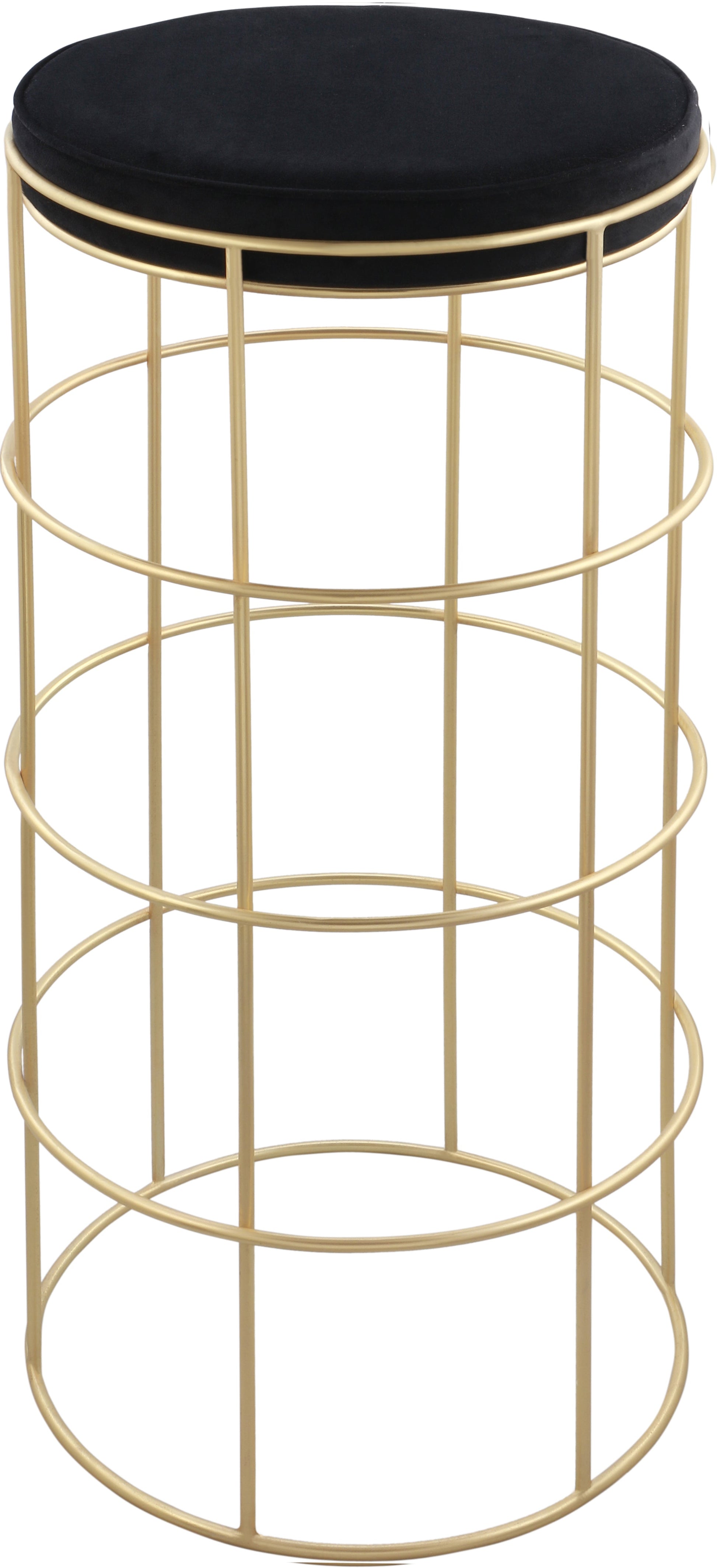 Rebar Velvet Bar Stool - Furniture Depot