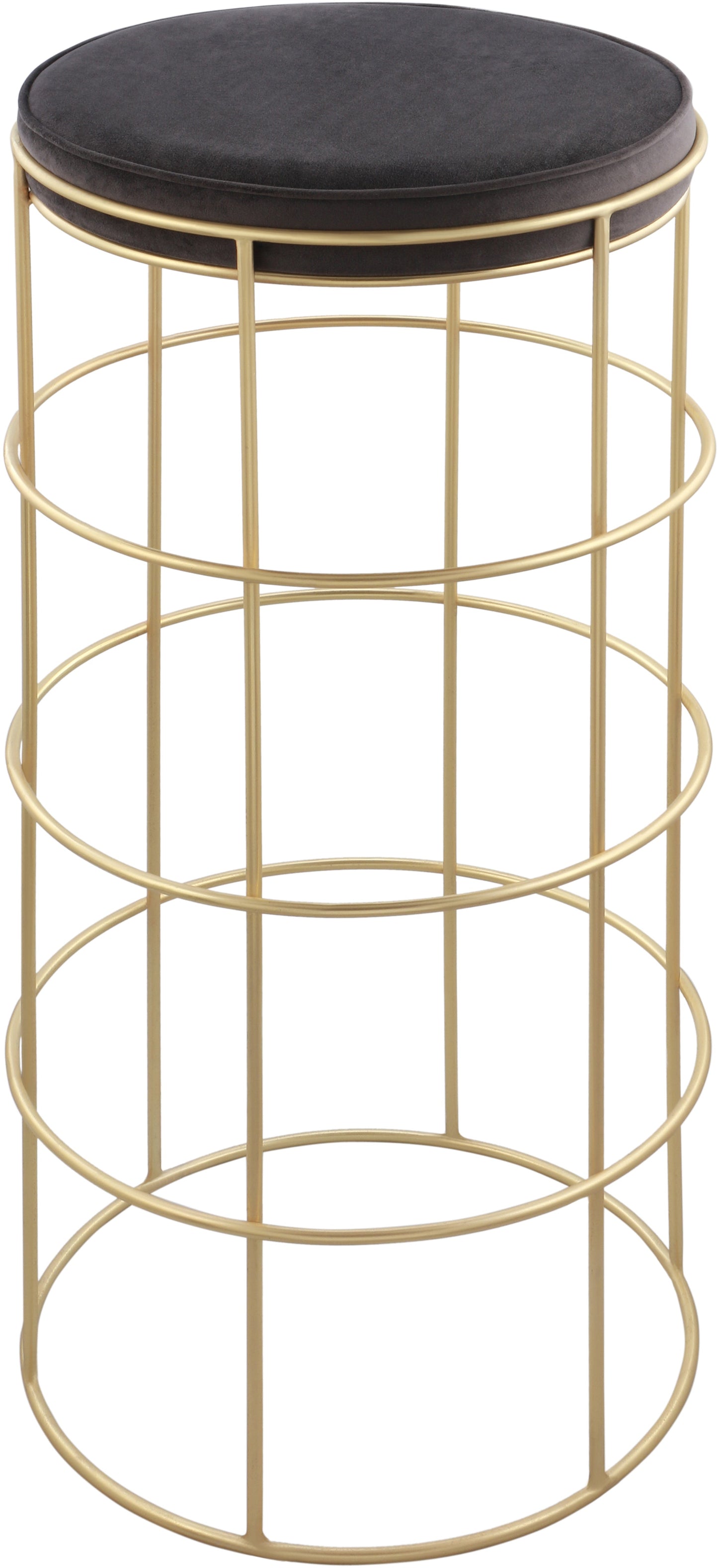 Rebar Velvet Bar Stool - Furniture Depot