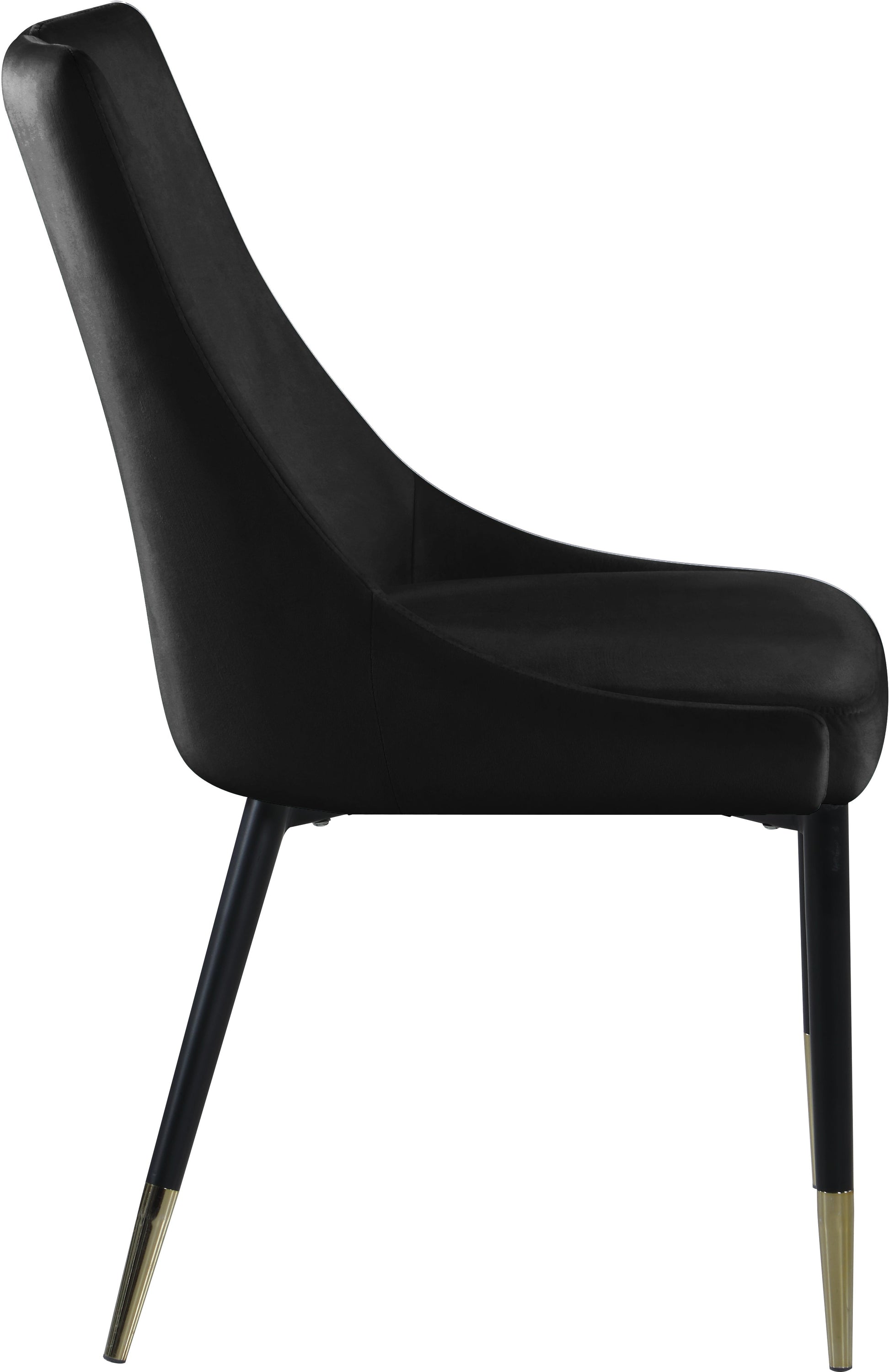 Sleek Velvet Dining Chair - Furniture Depot