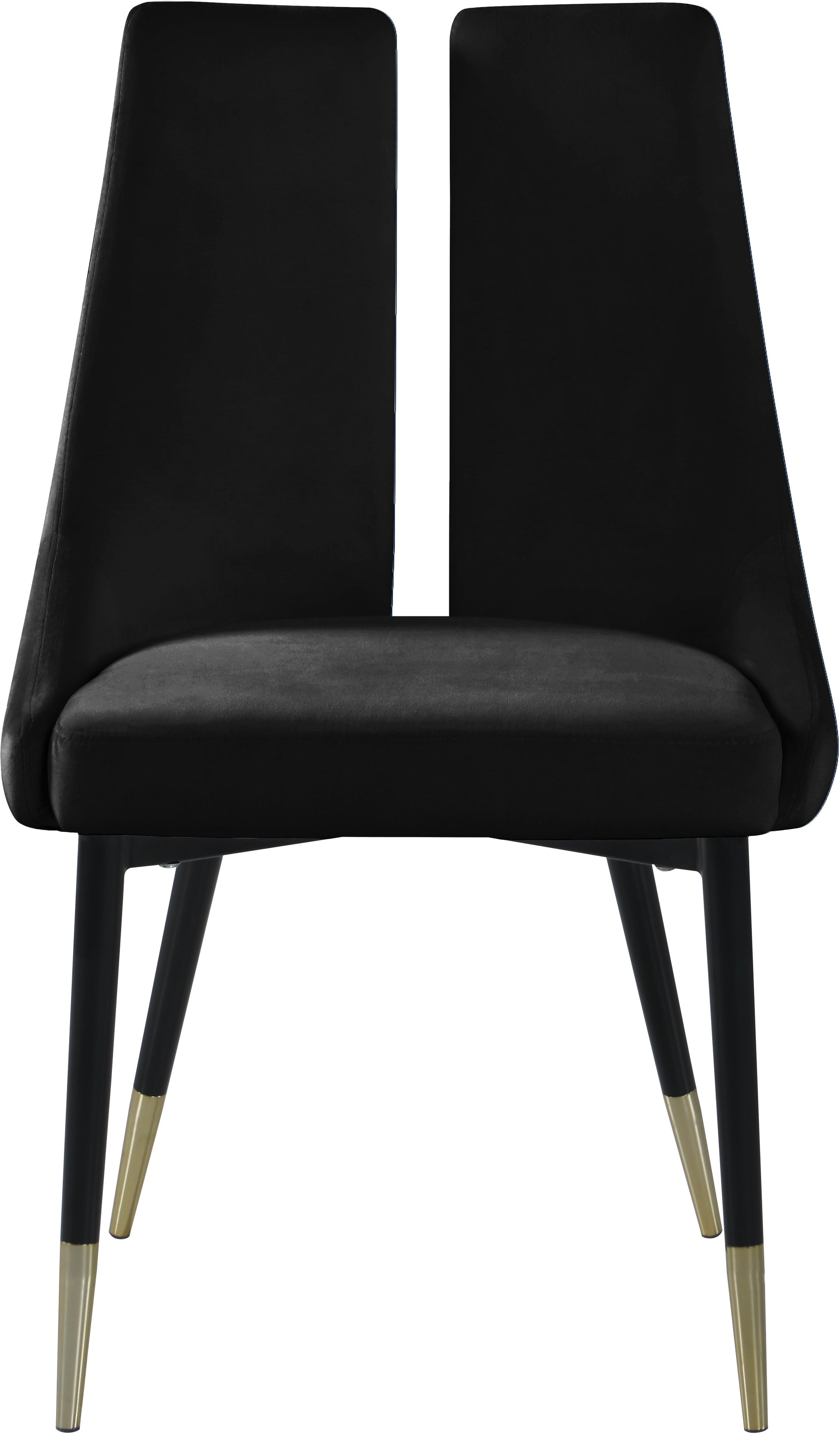 Sleek Velvet Dining Chair - Furniture Depot